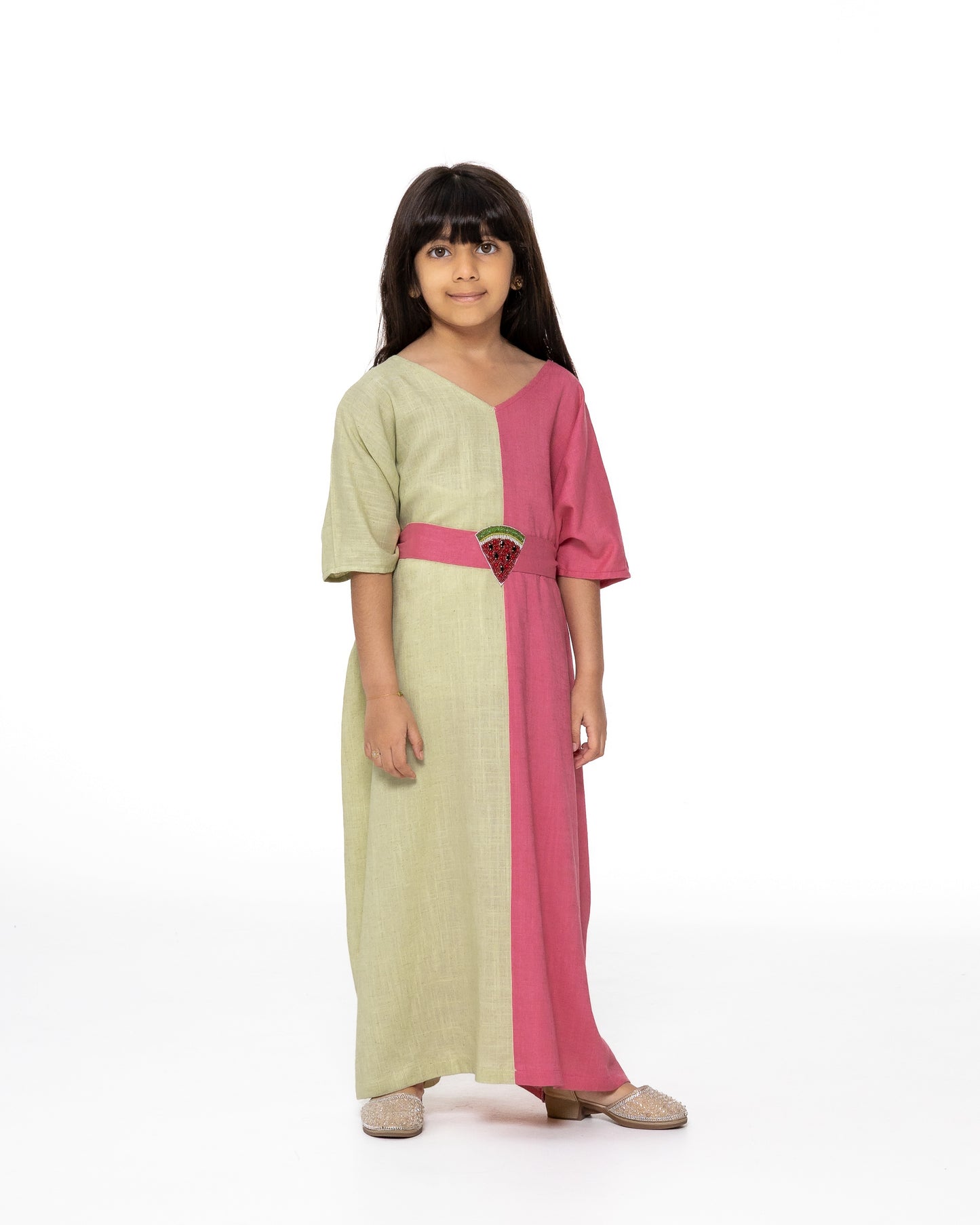 Kids Dual-Tone Watermelon Kaftan