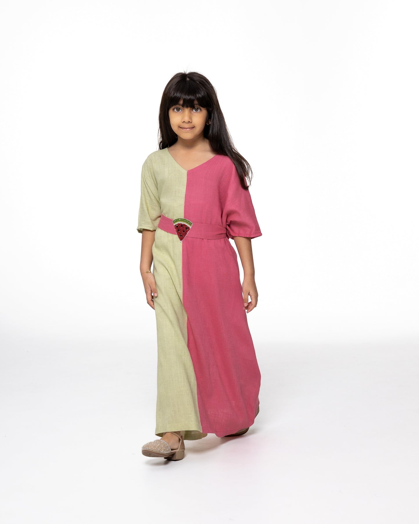 Kids Dual-Tone Watermelon Kaftan
