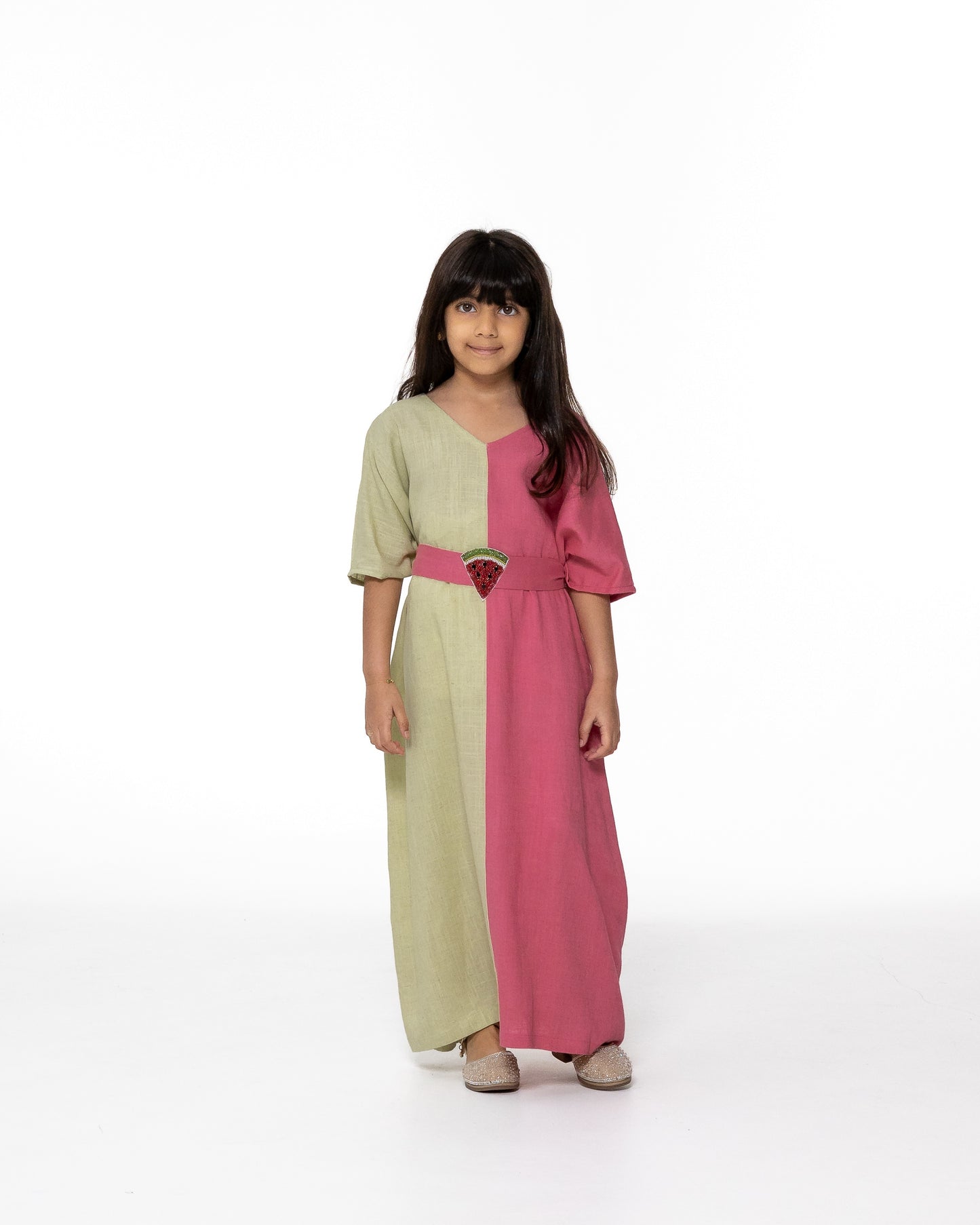 Kids Dual-Tone Watermelon Kaftan