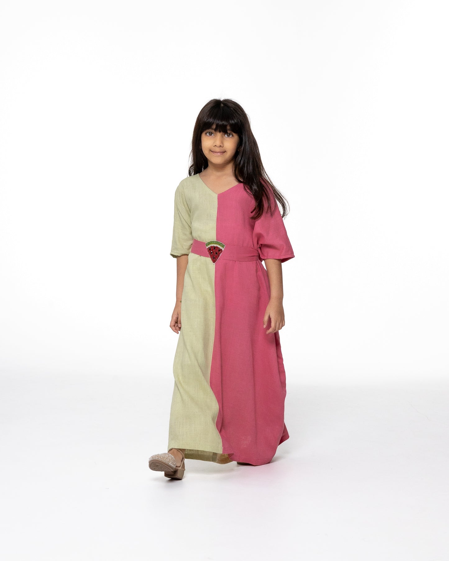 Kids Dual-Tone Watermelon Kaftan