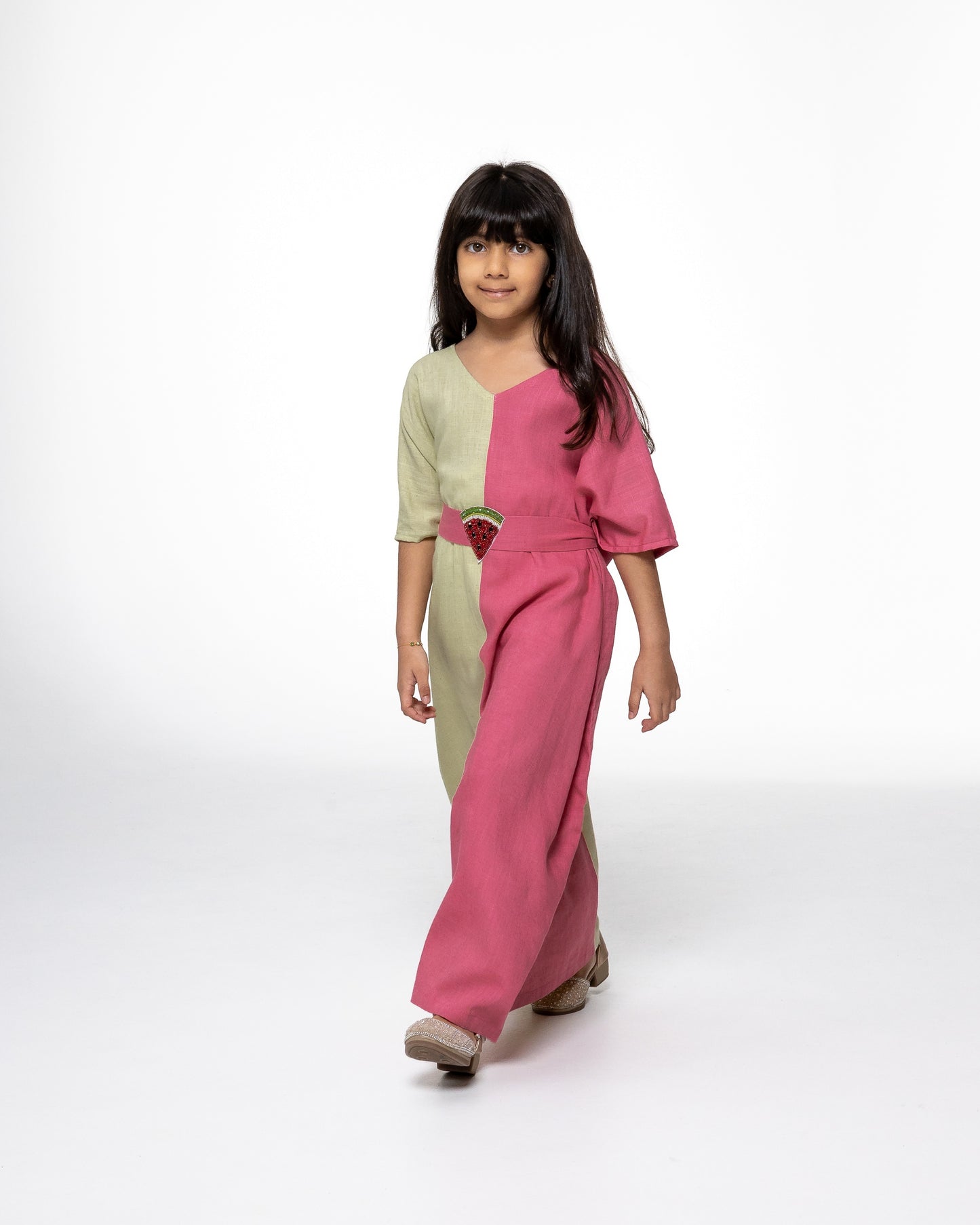Kids Dual-Tone Watermelon Kaftan