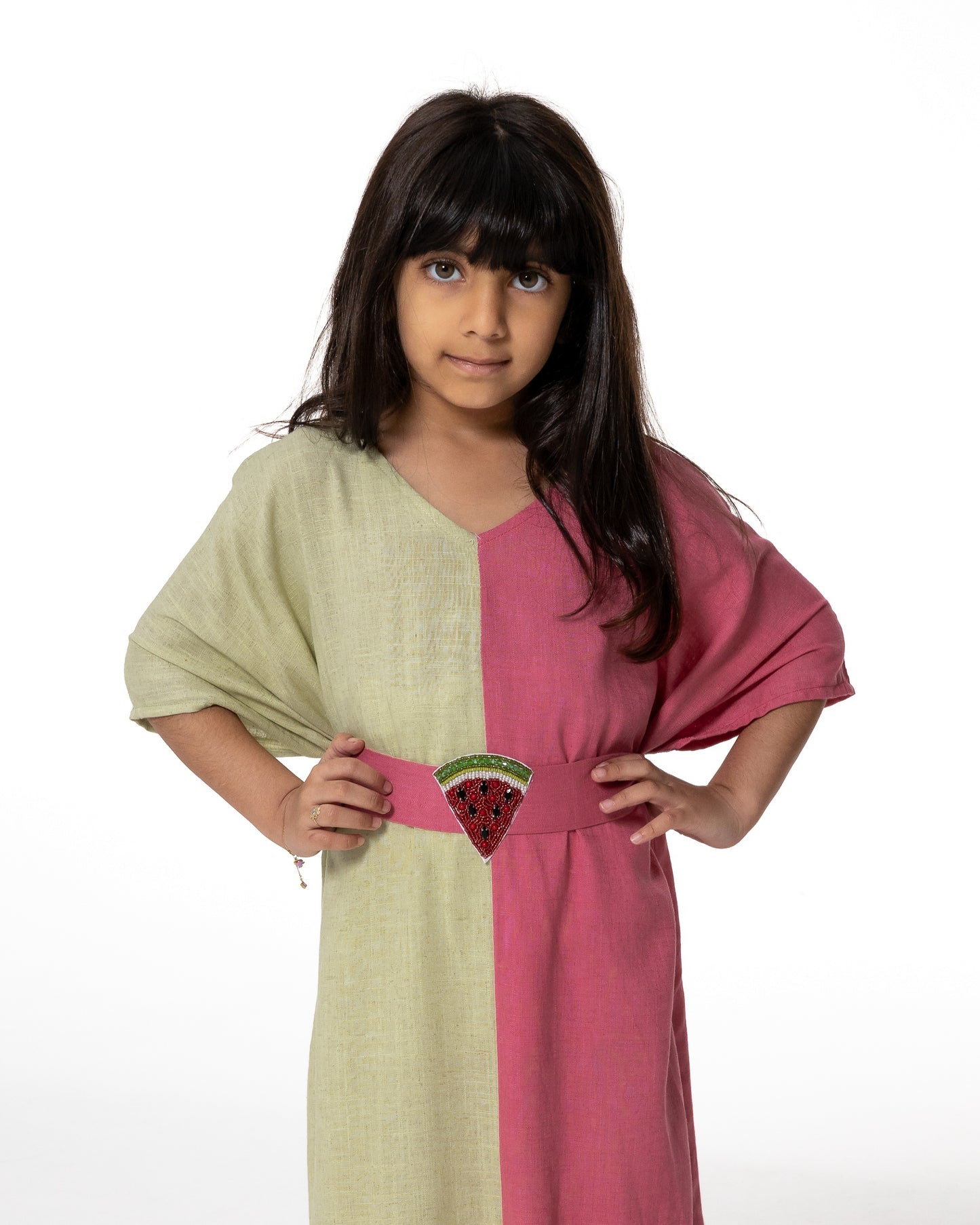Kids Dual-Tone Watermelon Kaftan