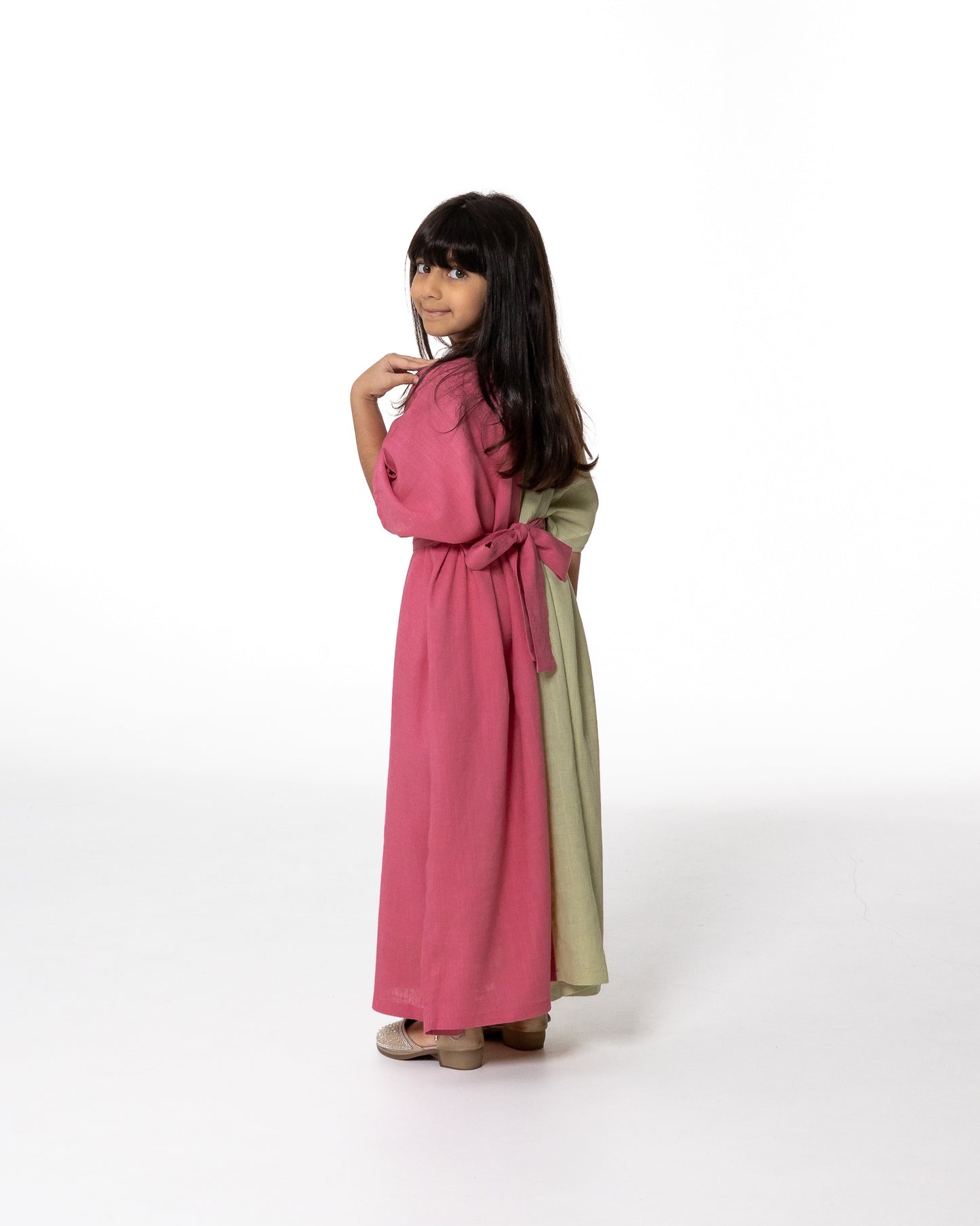 Kids Dual-Tone Watermelon Kaftan