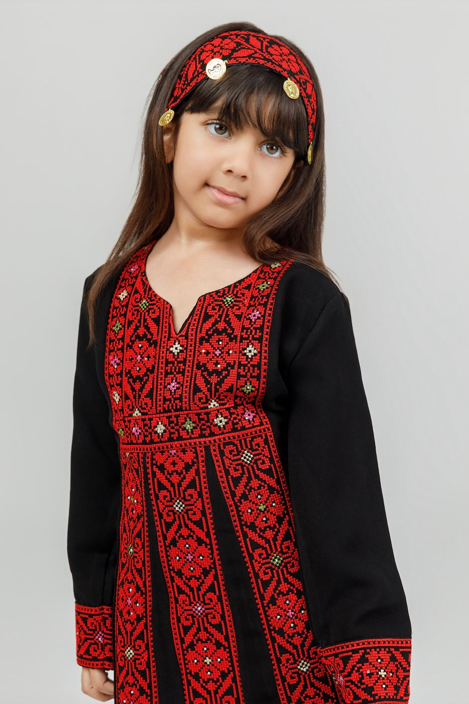 Kids Traditional Palestinian Dress – DARAZEAN Kids Traditional Palestinian Dress – DARAZEAN