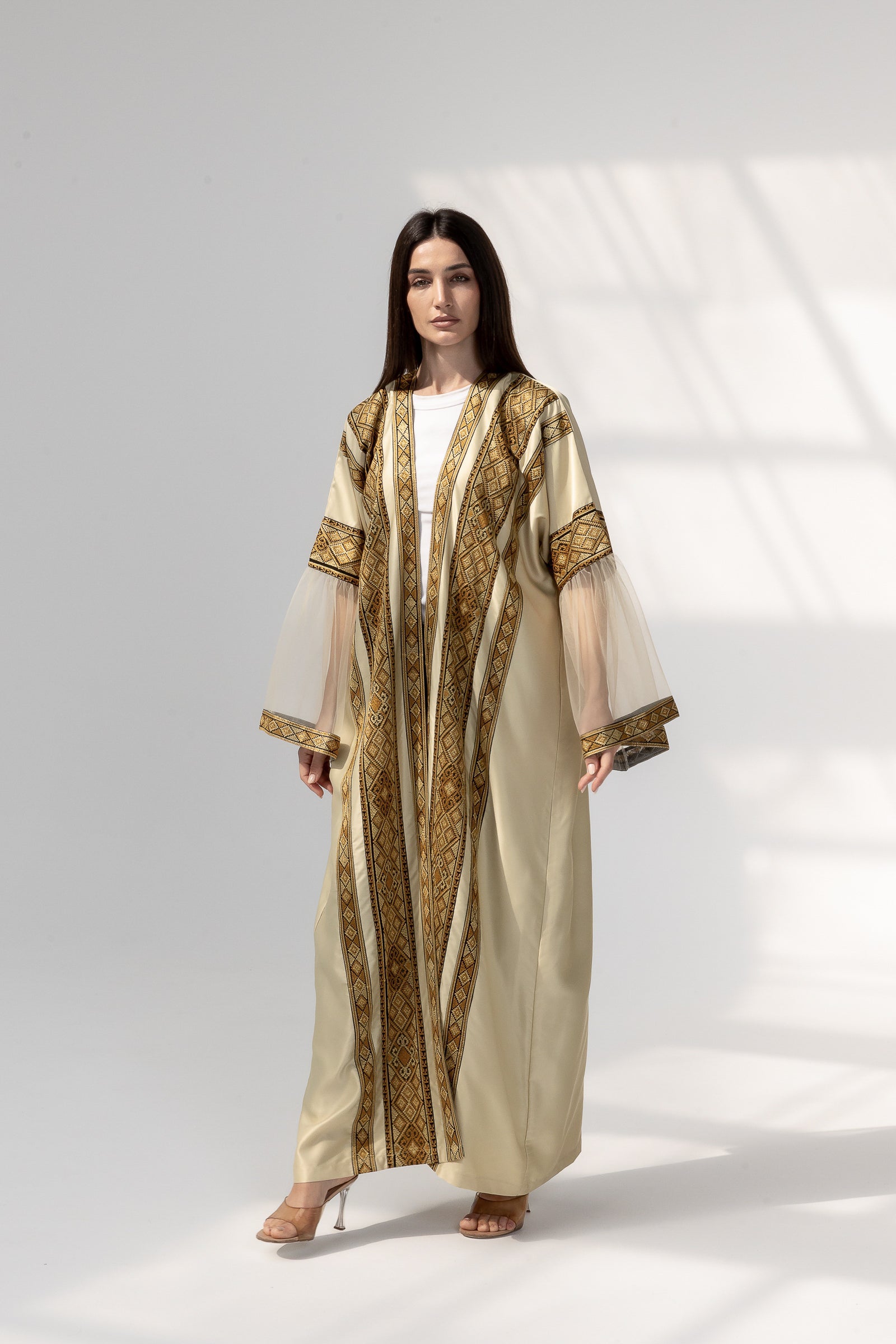 Gold Embroidered Abaya