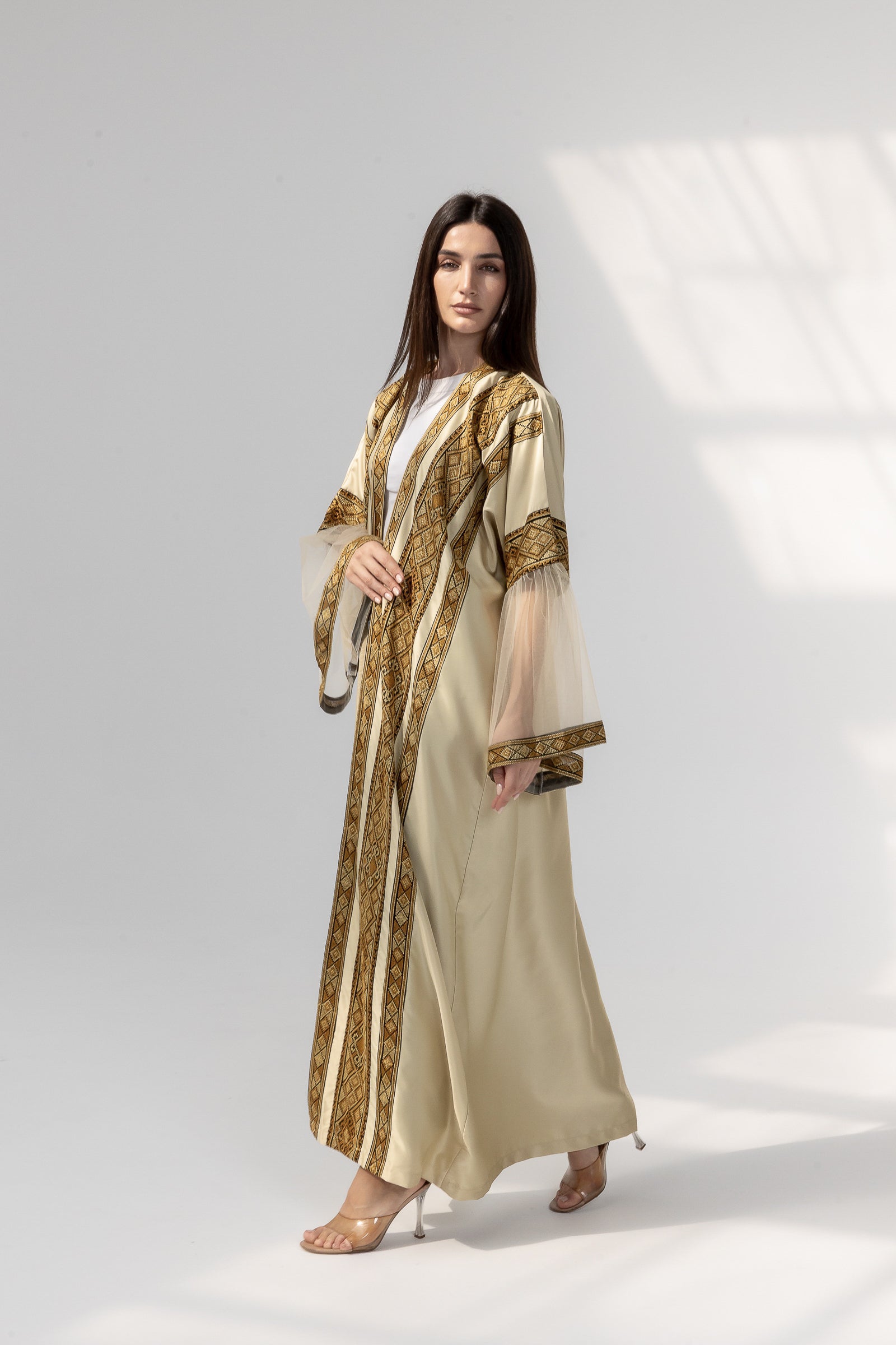 Gold Embroidered Abaya