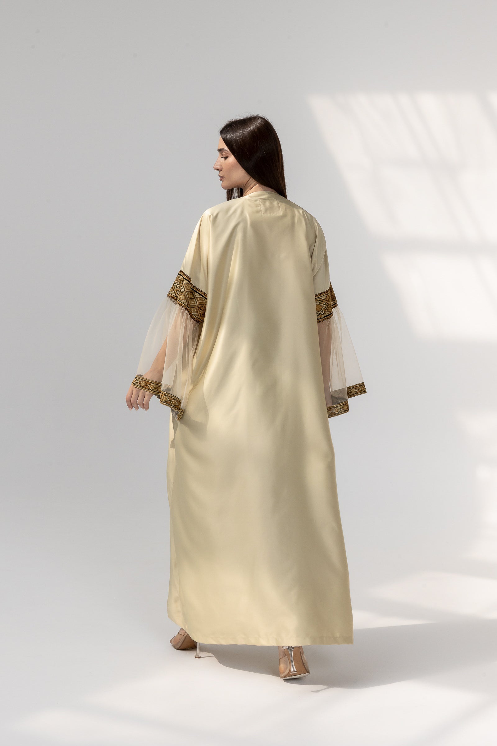 Gold Embroidered Abaya