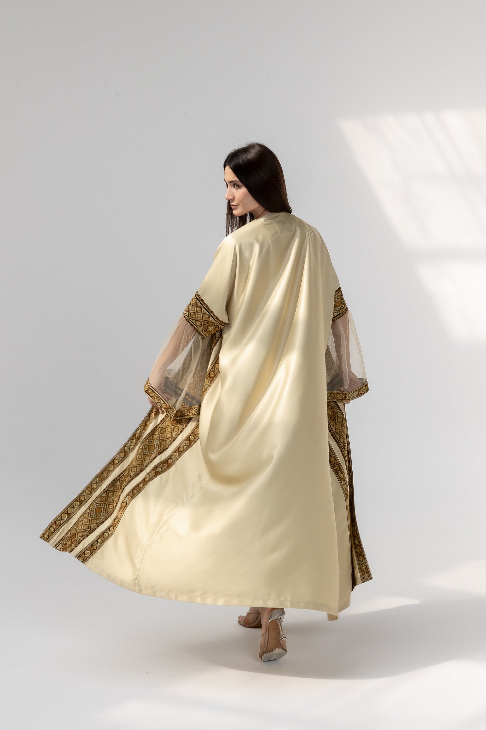 Gold Embroidered Abaya