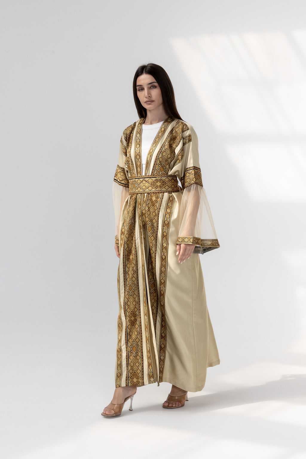 Gold Embroidered Abaya