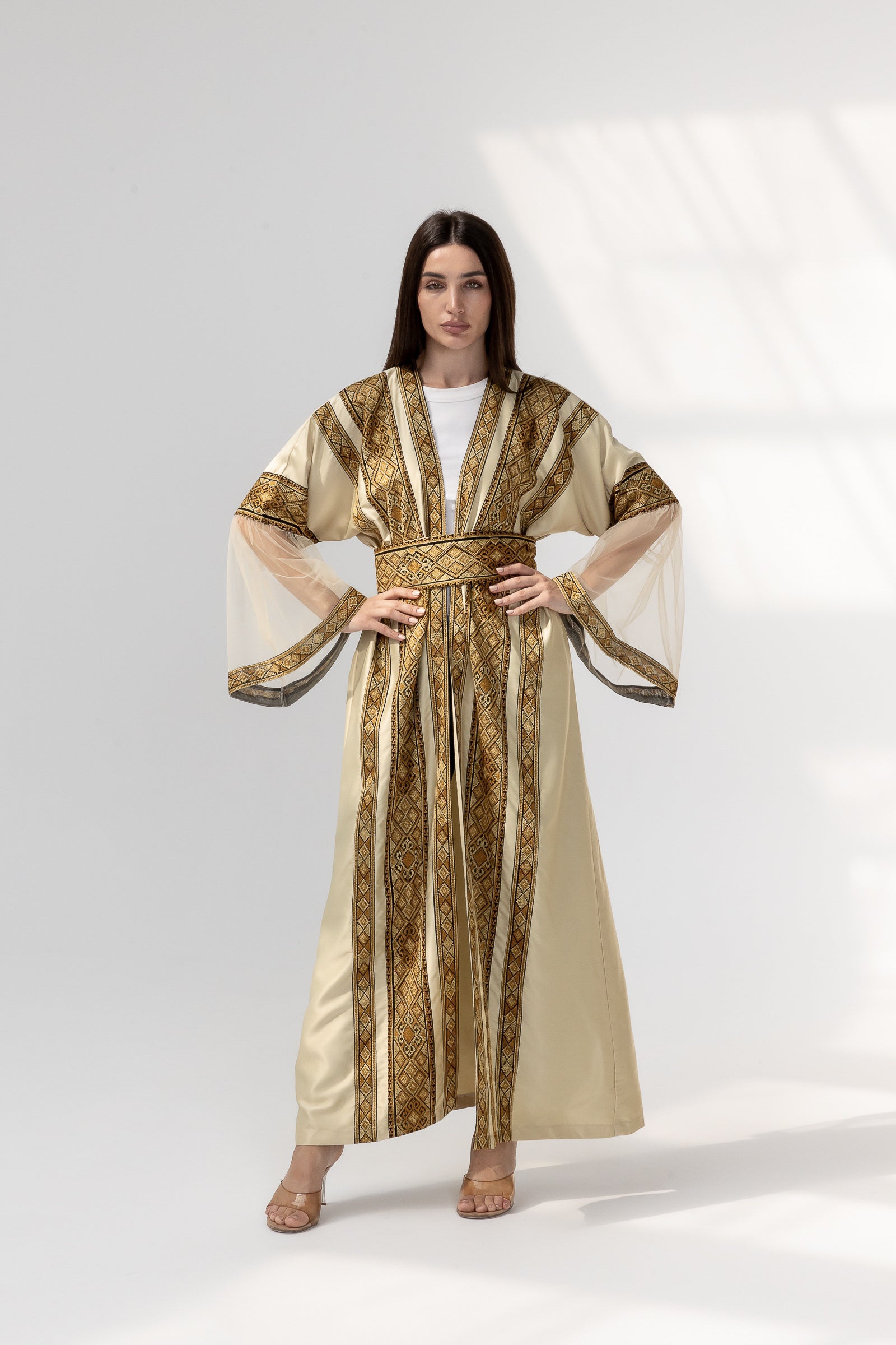 Gold Embroidered Abaya