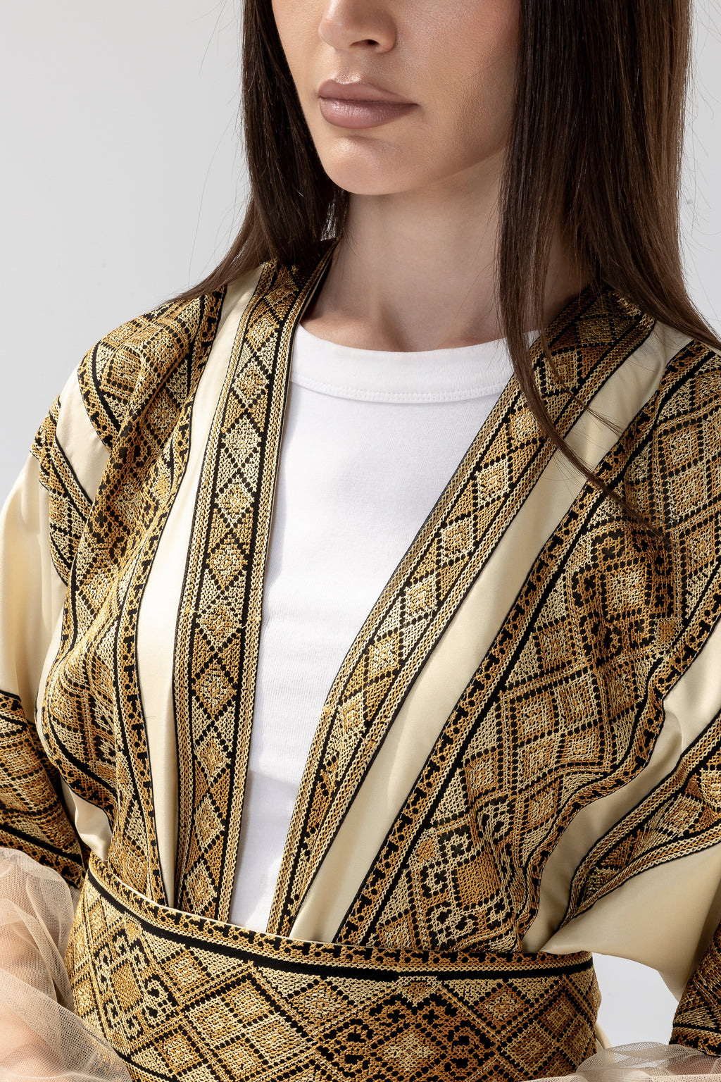Gold Embroidered Abaya