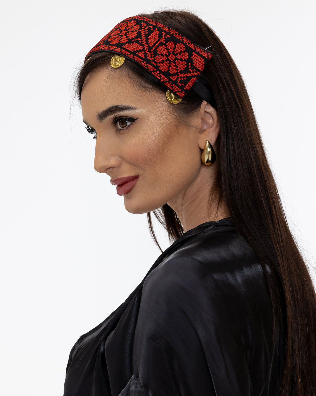 Black Abaya with Embroidered Details