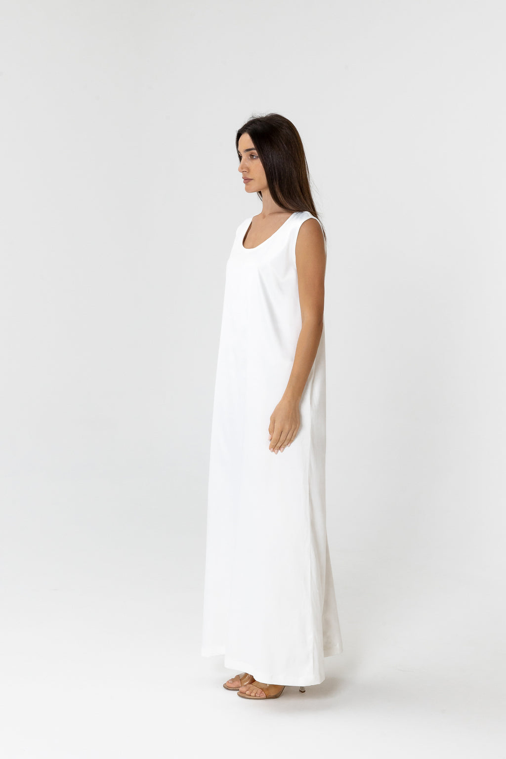 White Inner Slip Dress