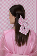 Pink Bow Hair Clip