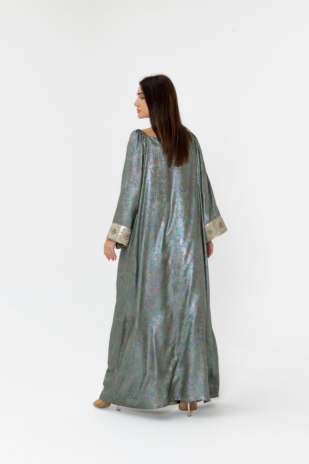 Metallic Panel Kaftan