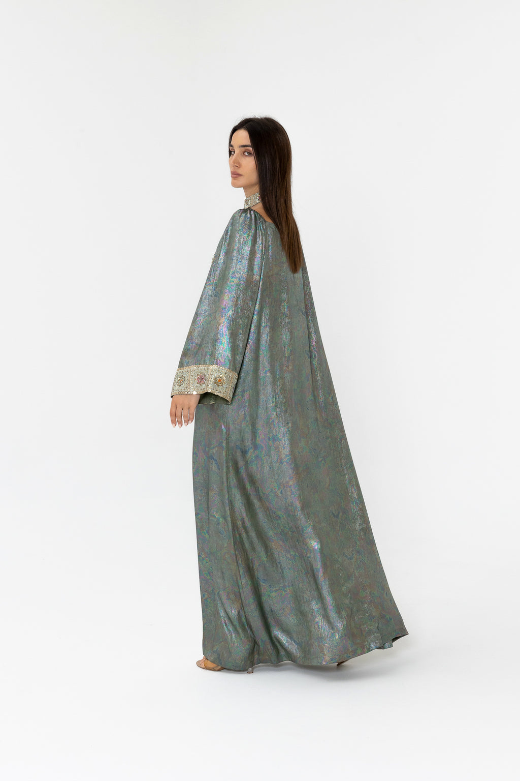 Metallic Panel Kaftan