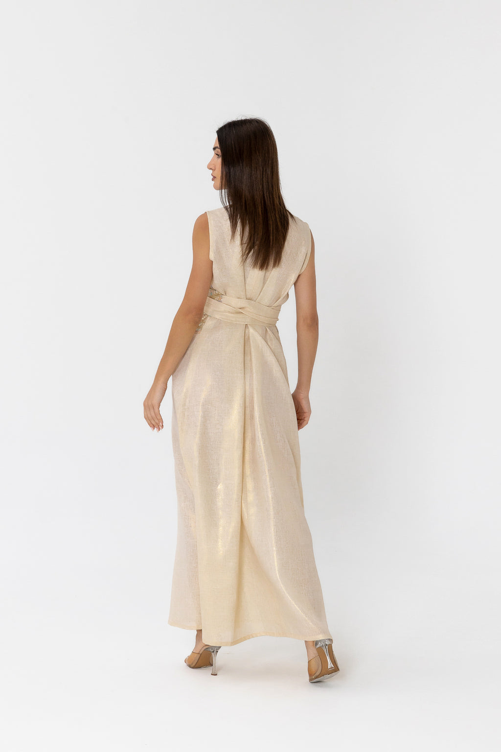 Golden Two-Piece Dress