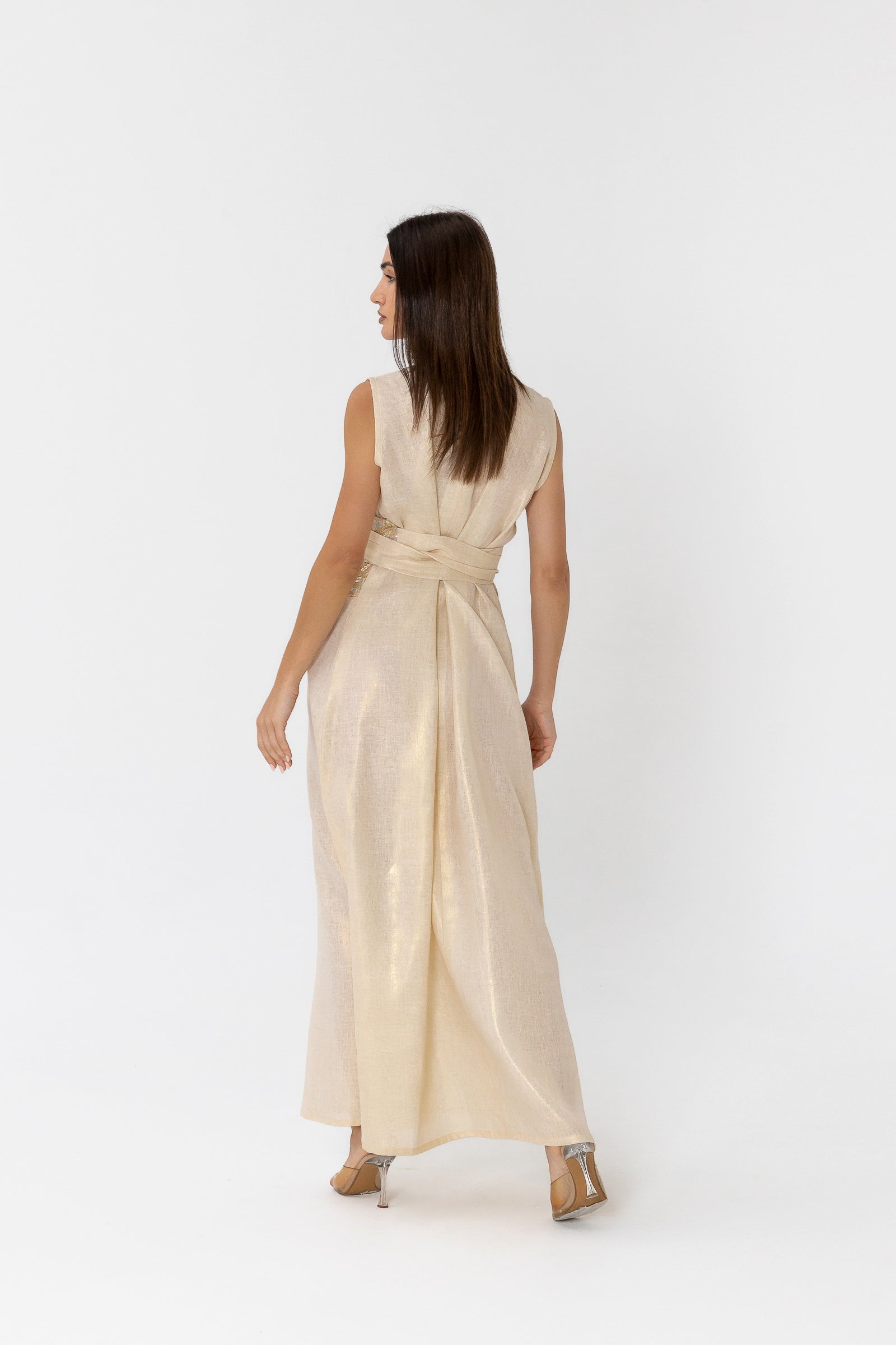 Golden Two-Piece Dress