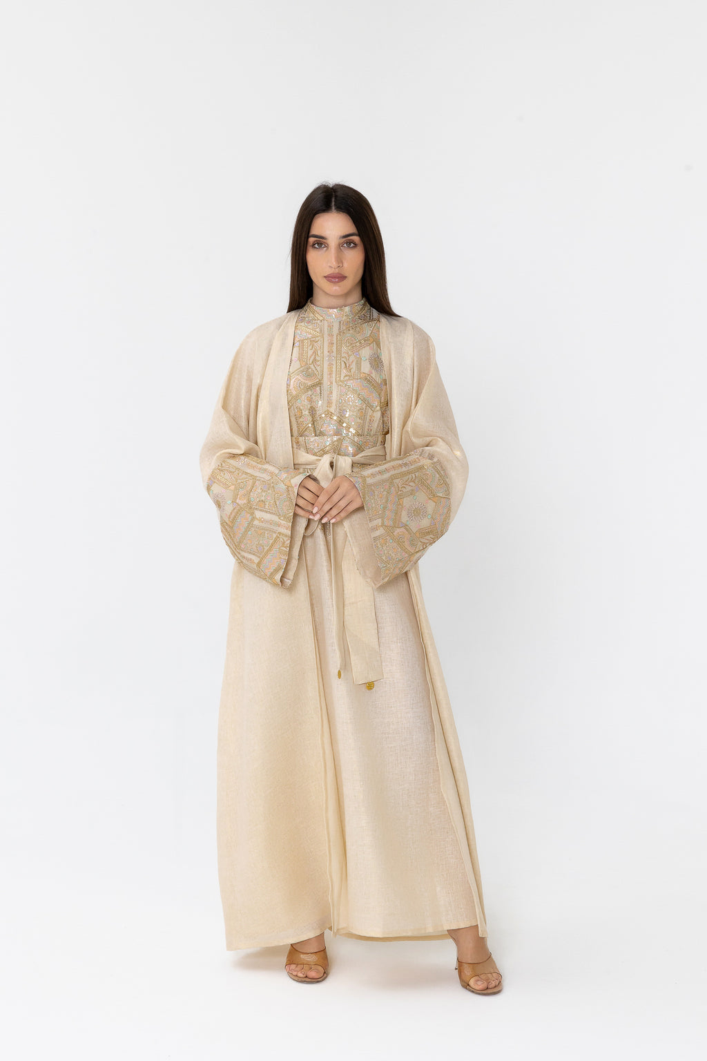 Golden Two-Piece Dress