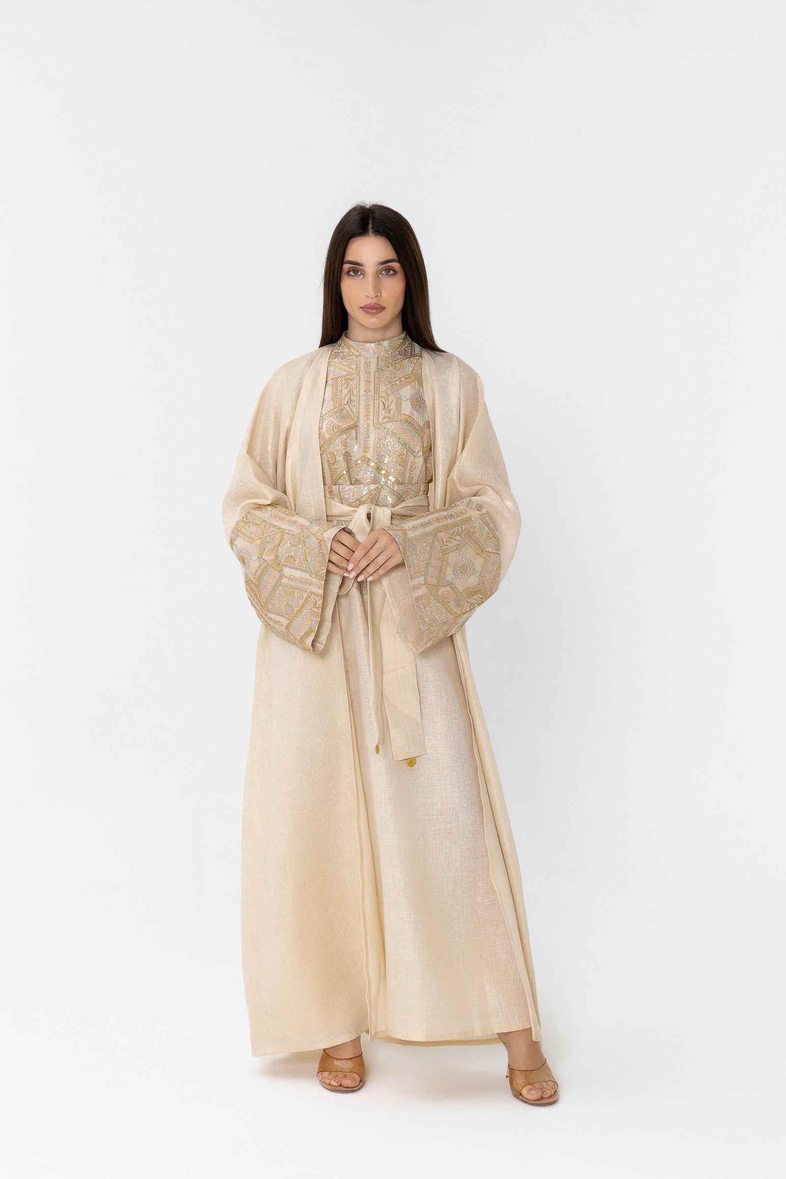 Golden Two-Piece Dress