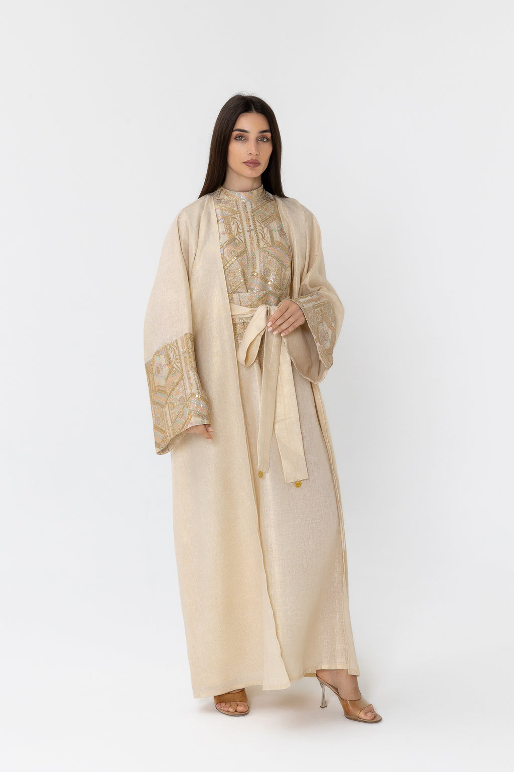 Golden Two-Piece Dress