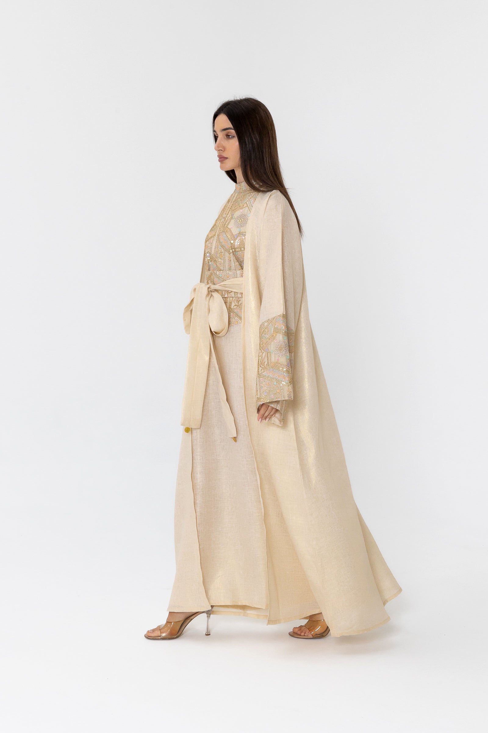 Golden Two-Piece Dress