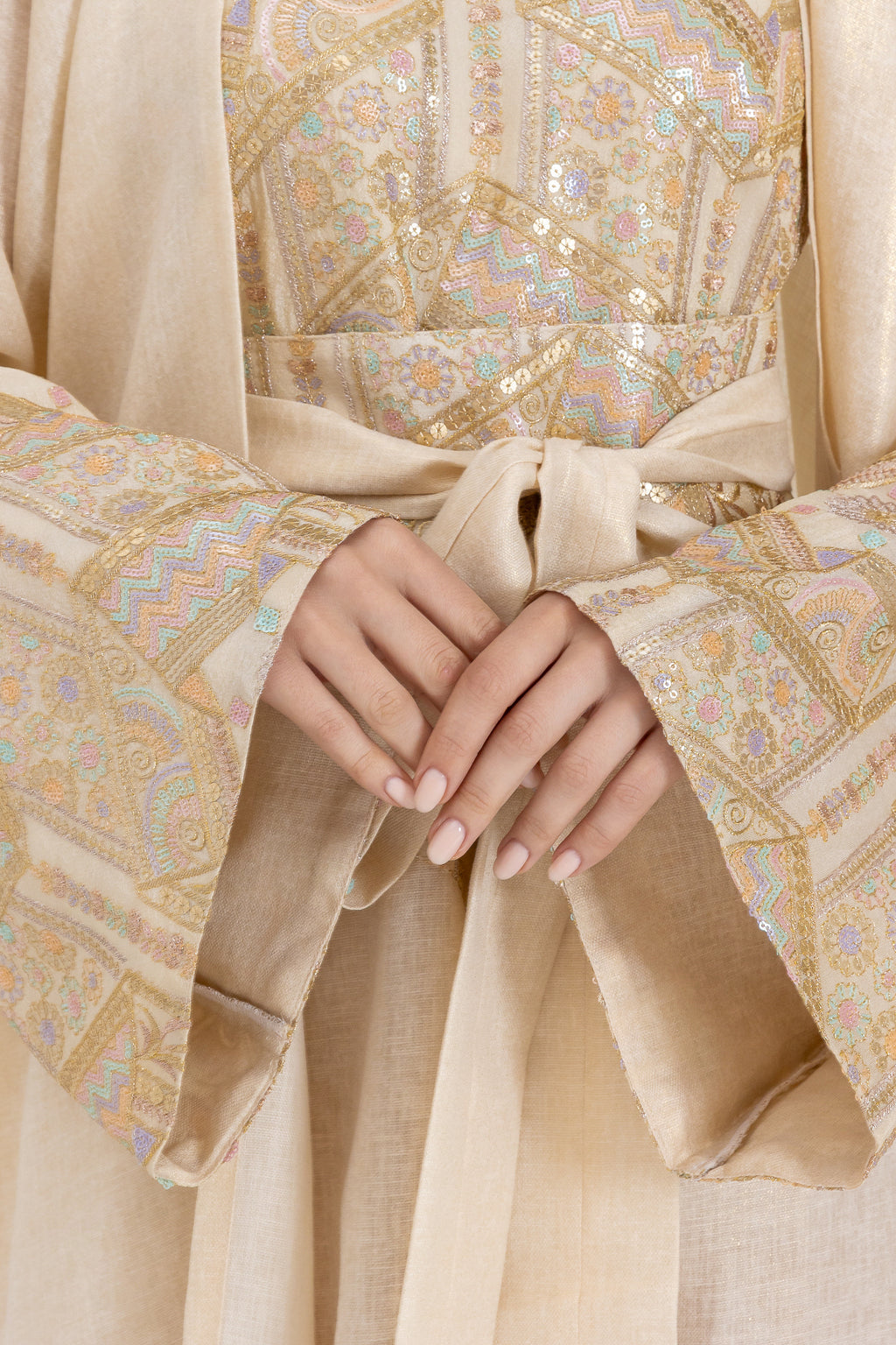 Golden Two-Piece Dress