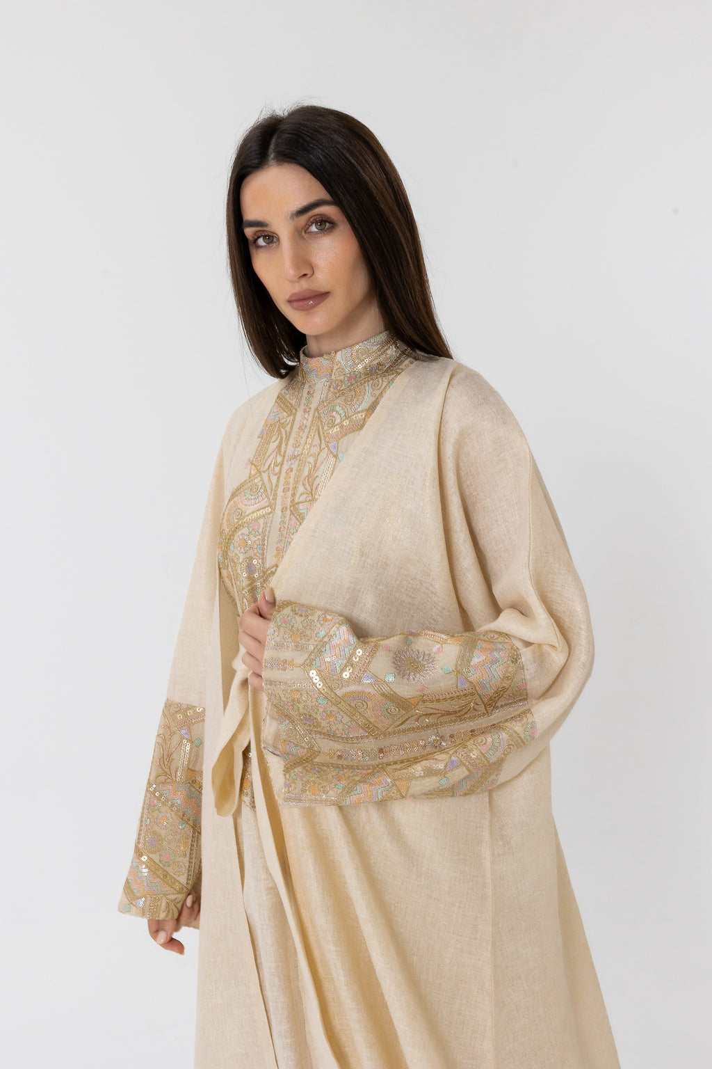 Golden Two-Piece Dress