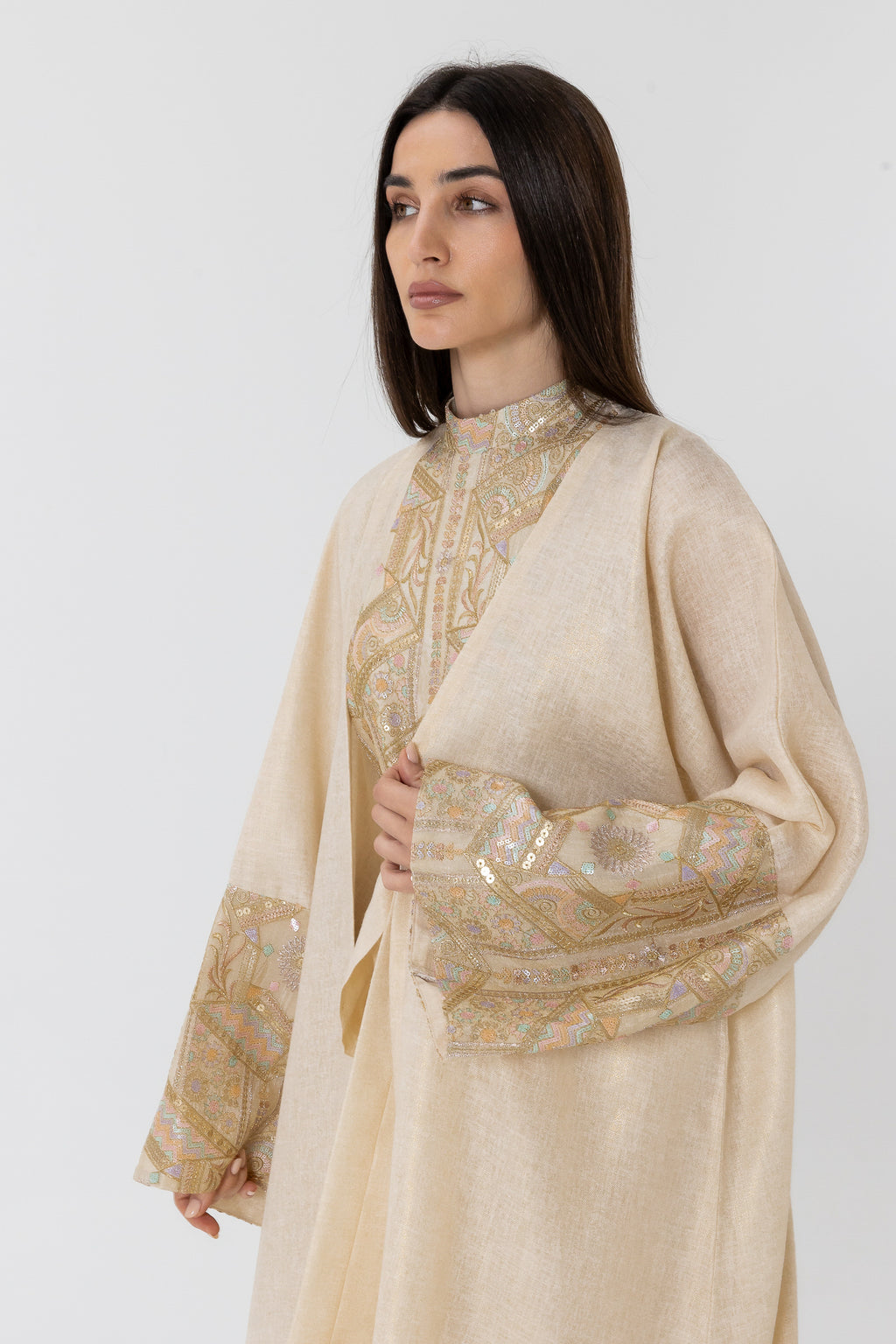 Golden Two-Piece Dress