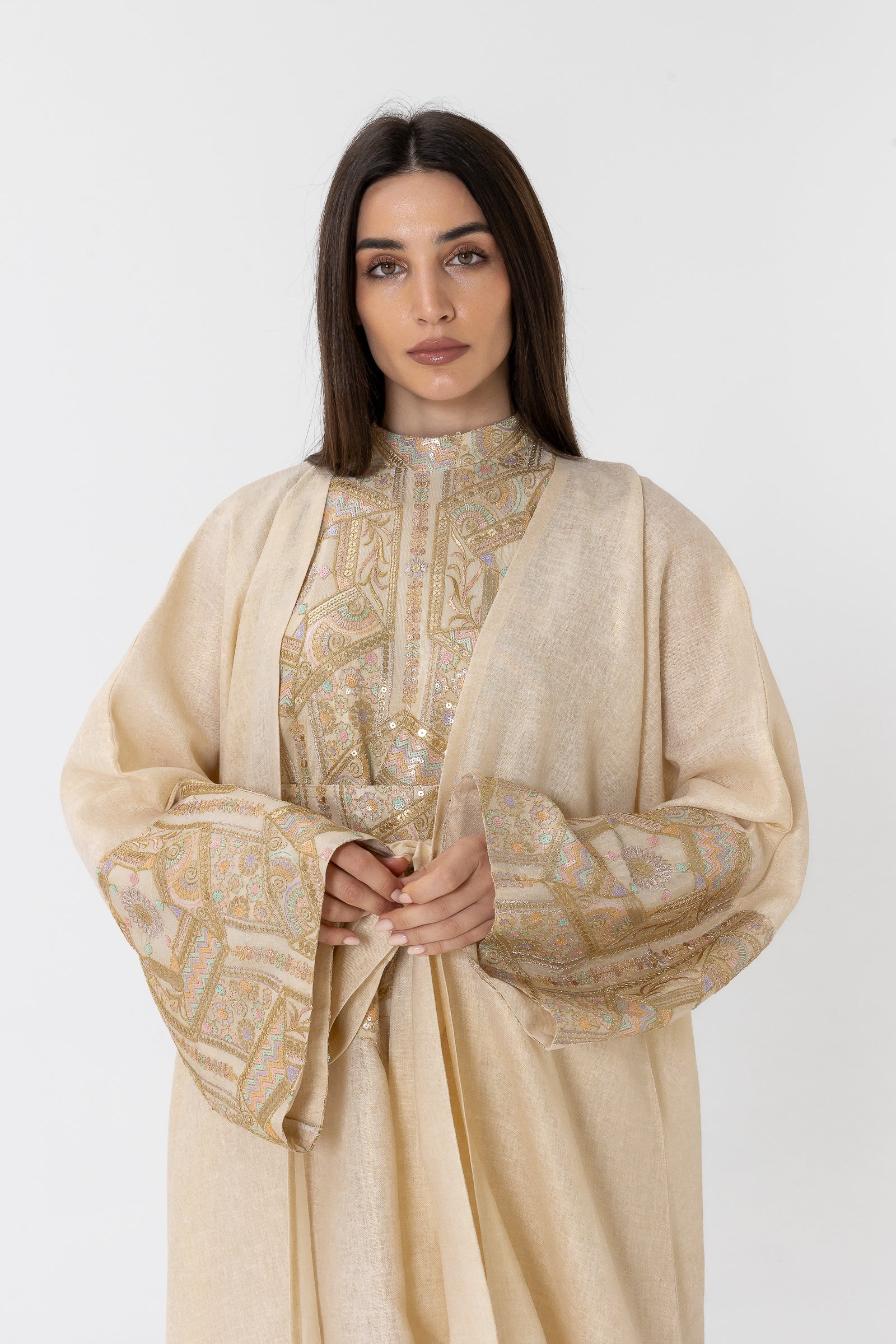 Golden Two-Piece Dress