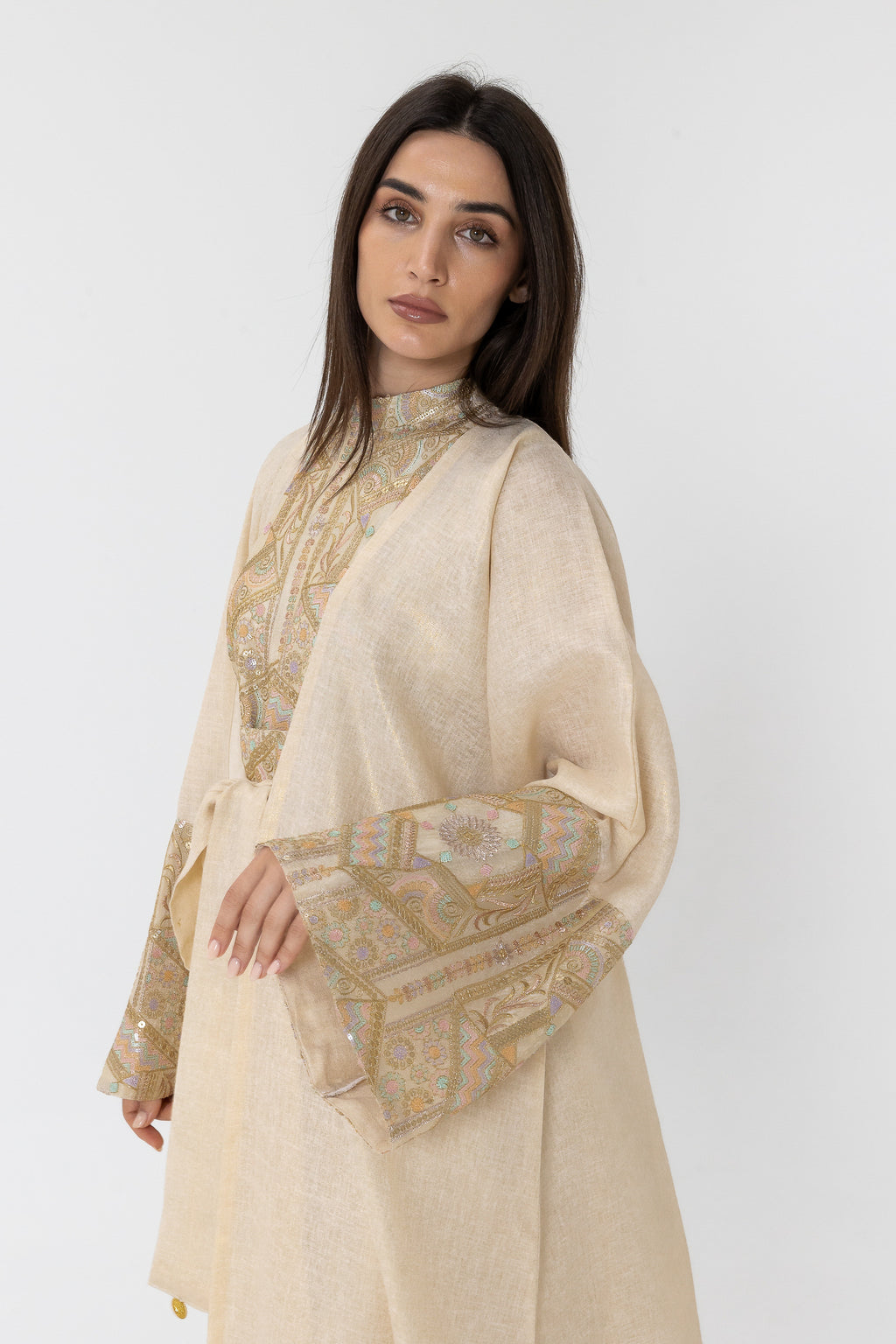 Golden Two-Piece Dress