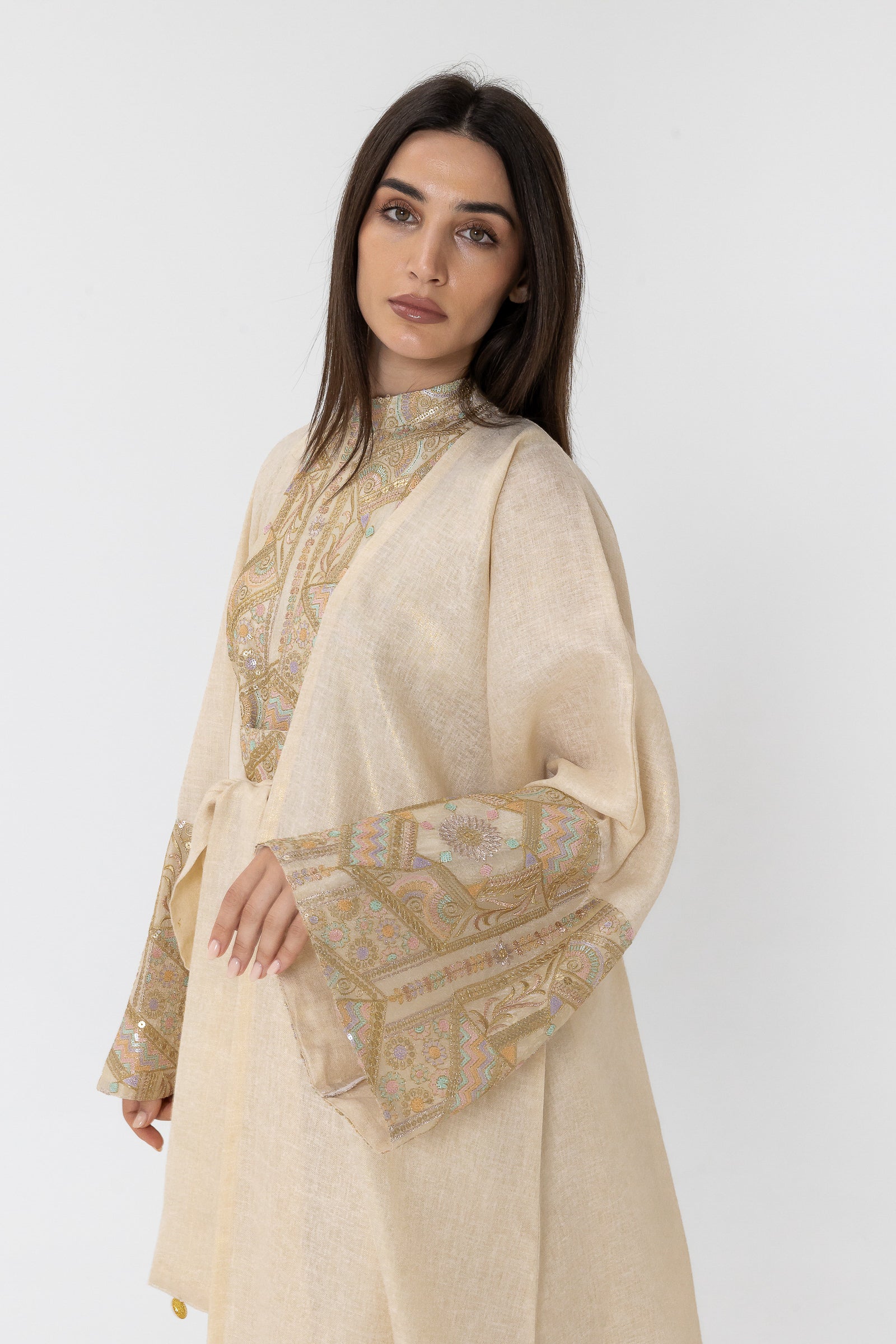 Golden Two-Piece Dress