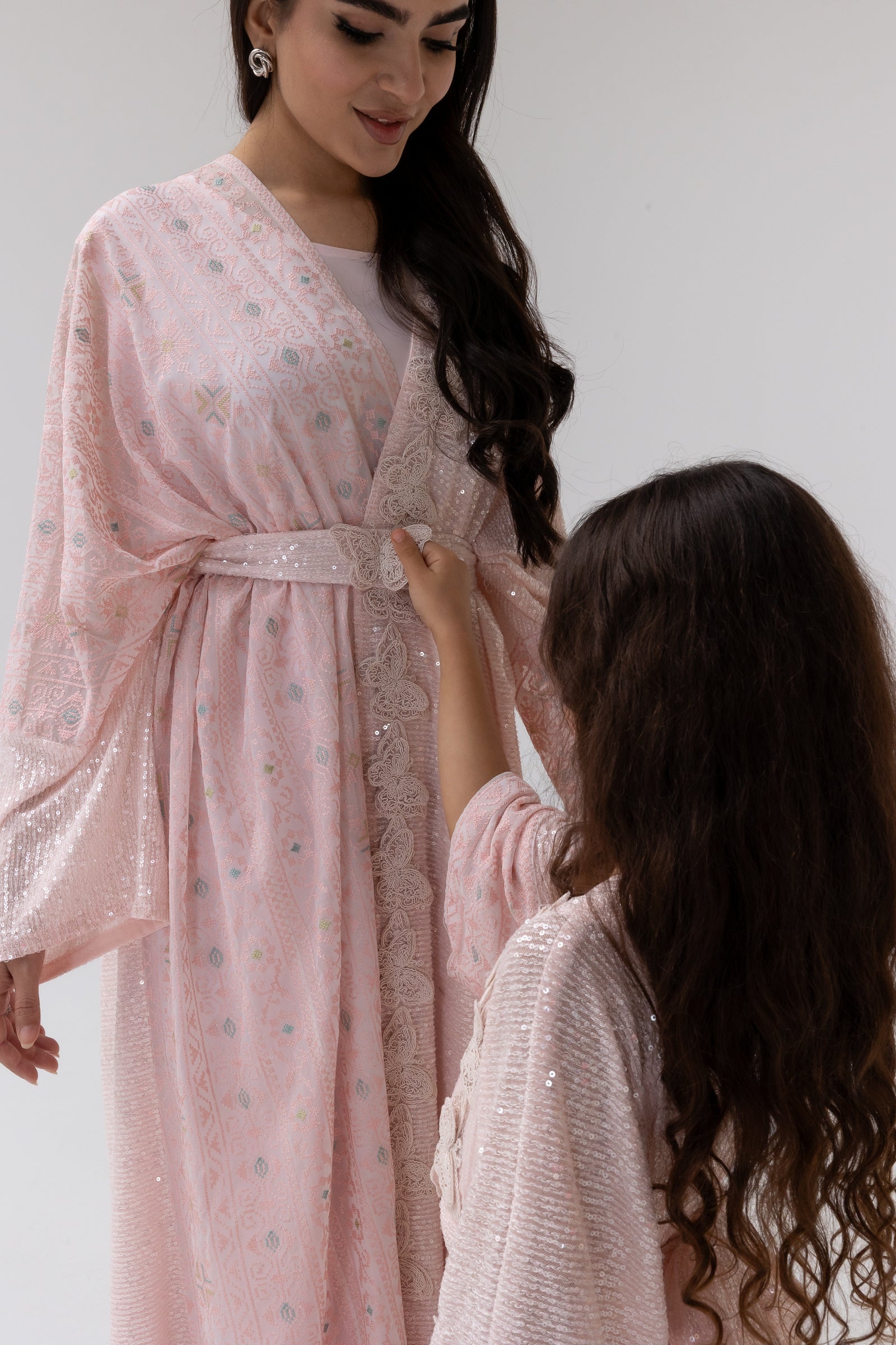 Kids Abaya with Butterfly Aplliqué