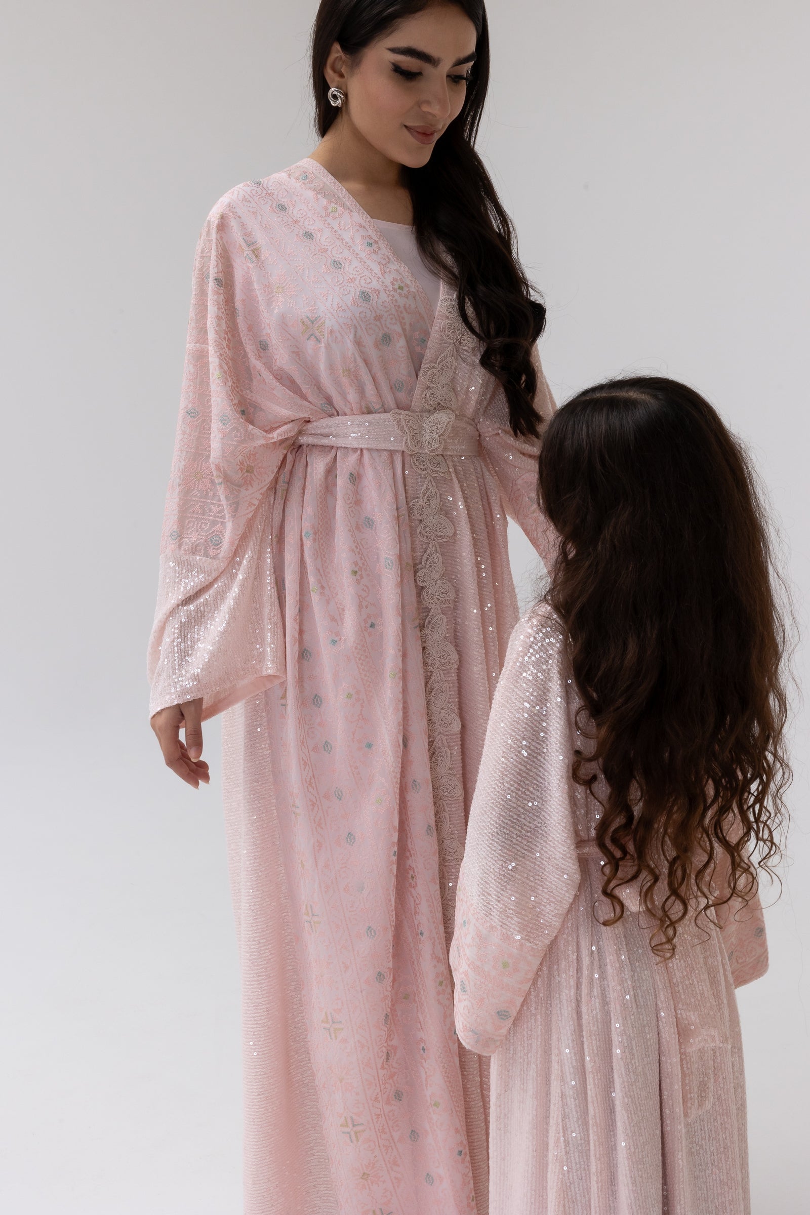 Kids Abaya with Butterfly Aplliqué