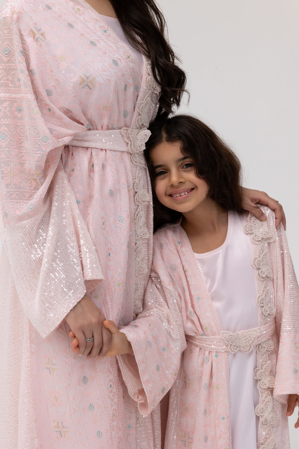 Kids Abaya with Butterfly Aplliqué