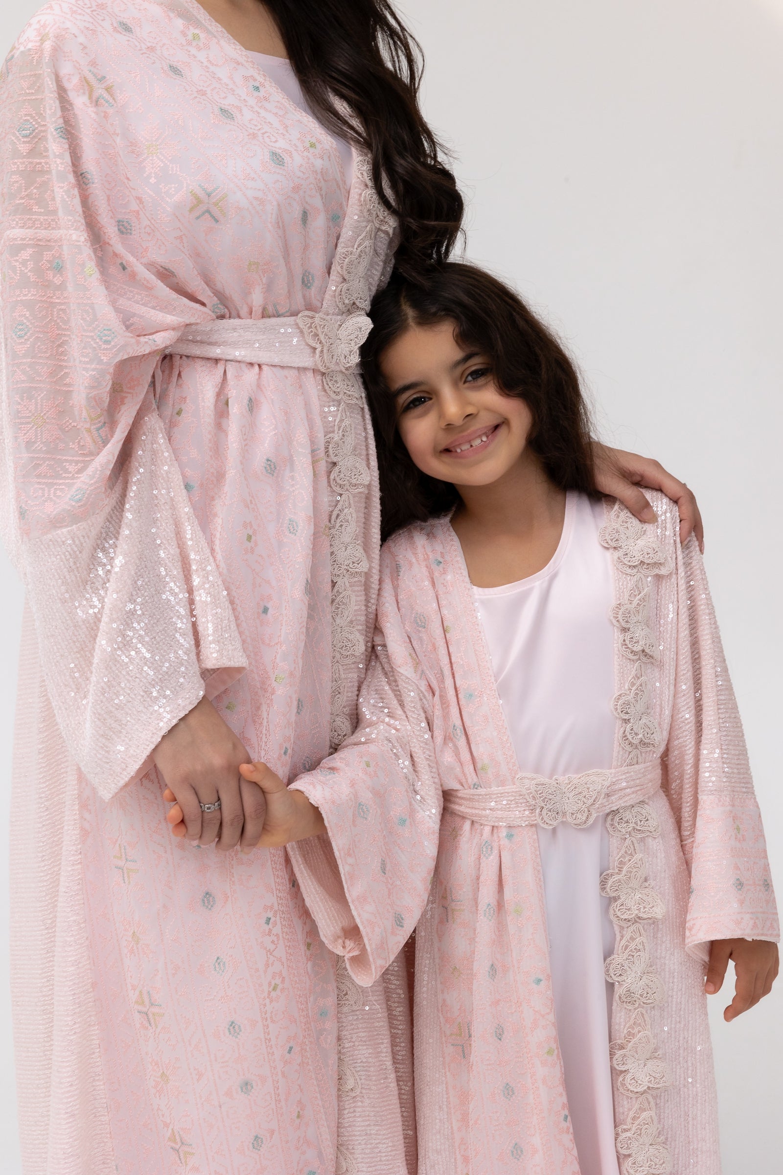 Kids Abaya with Butterfly Aplliqué