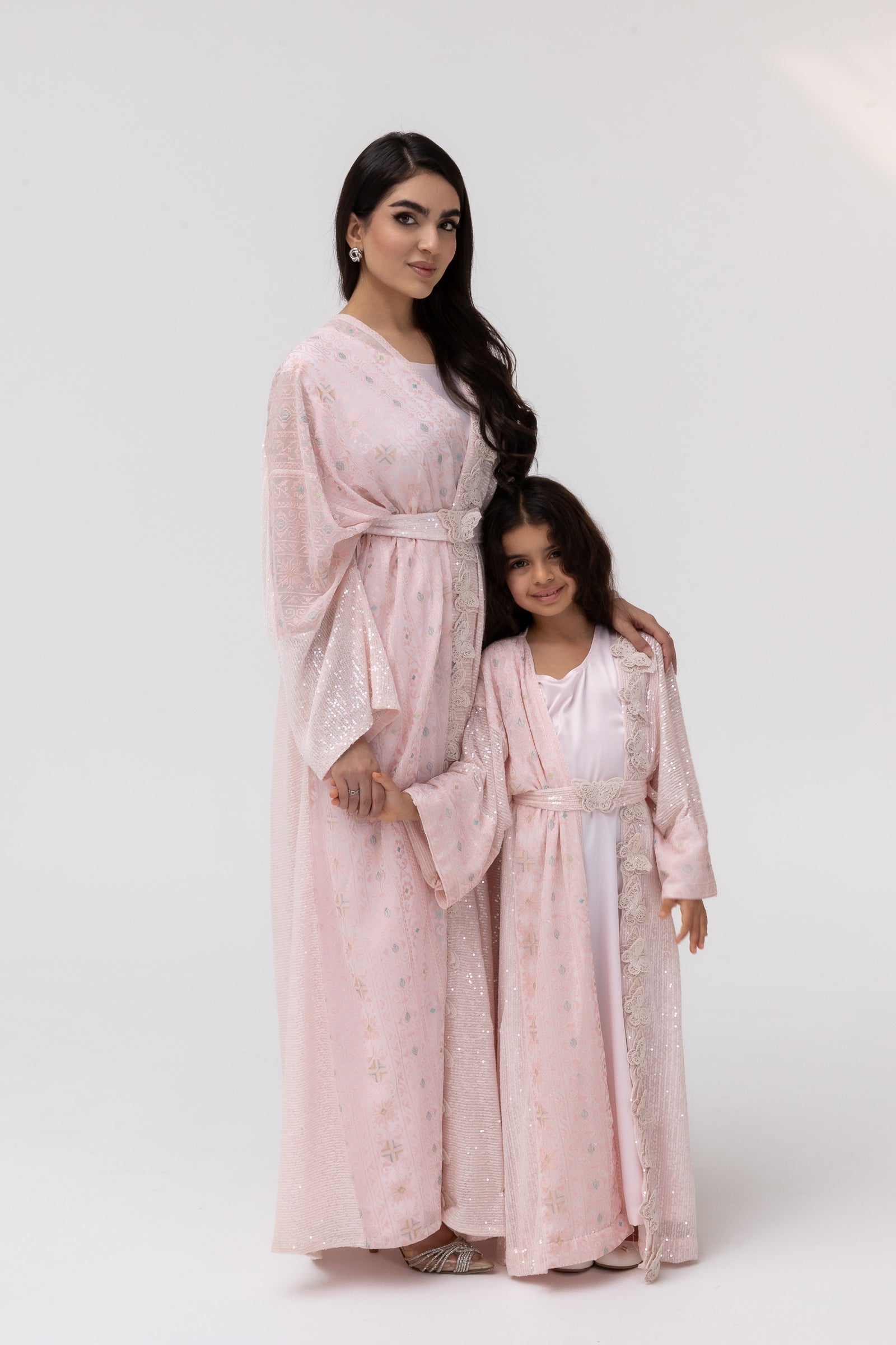 Kids Abaya with Butterfly Aplliqué