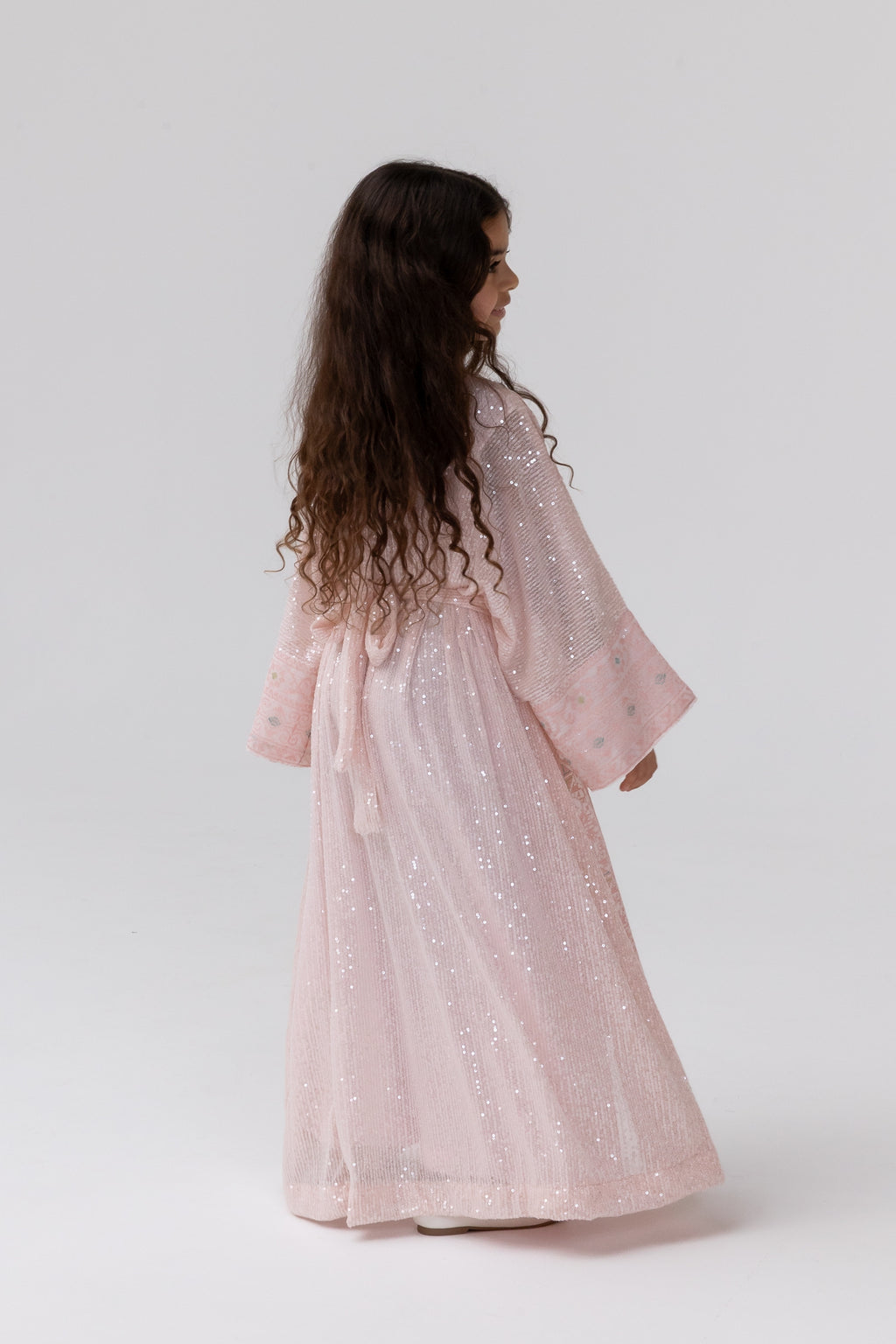 Kids Abaya with Butterfly Aplliqué