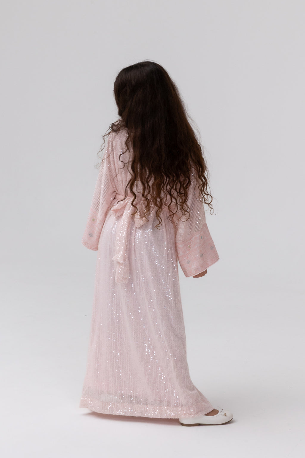 Kids Abaya with Butterfly Aplliqué