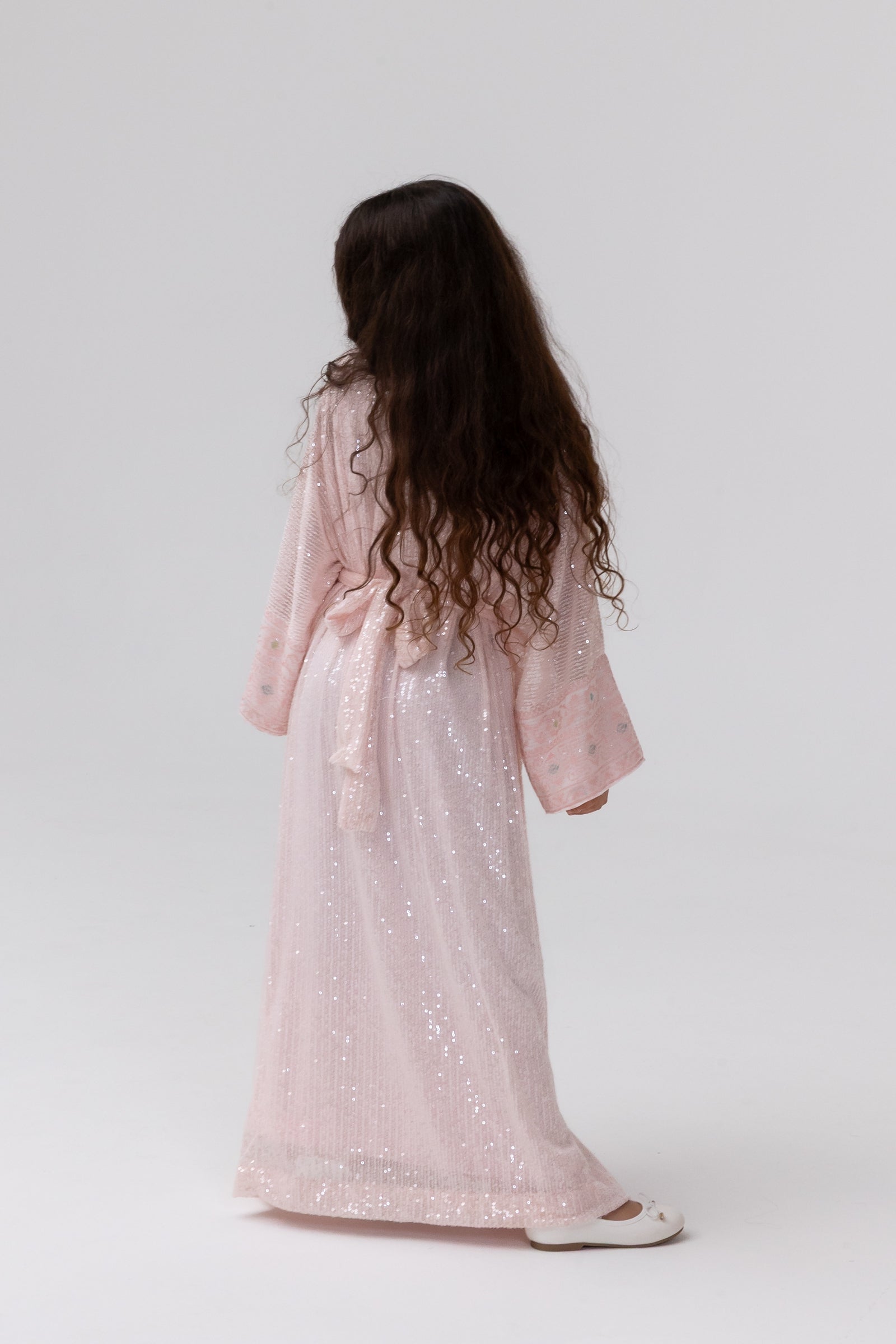Kids Abaya with Butterfly Aplliqué