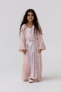 Kids Abaya with Butterfly Aplliqué