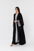 Embroidered Two-Piece Abaya Set