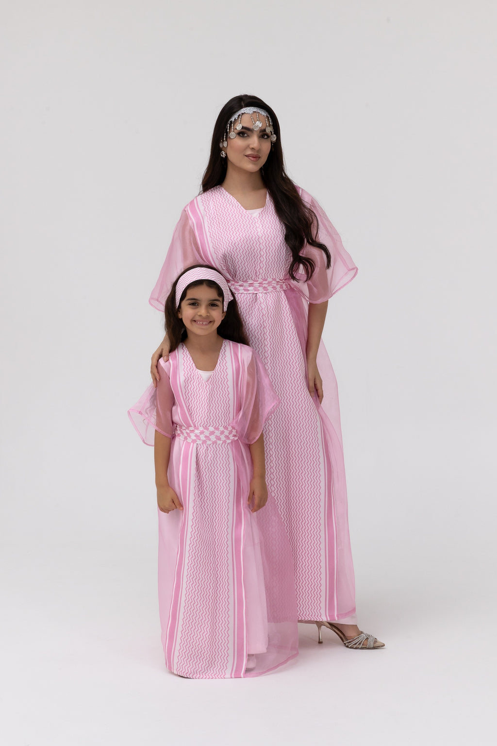 Kids Kaftan with Keffiyeh Print