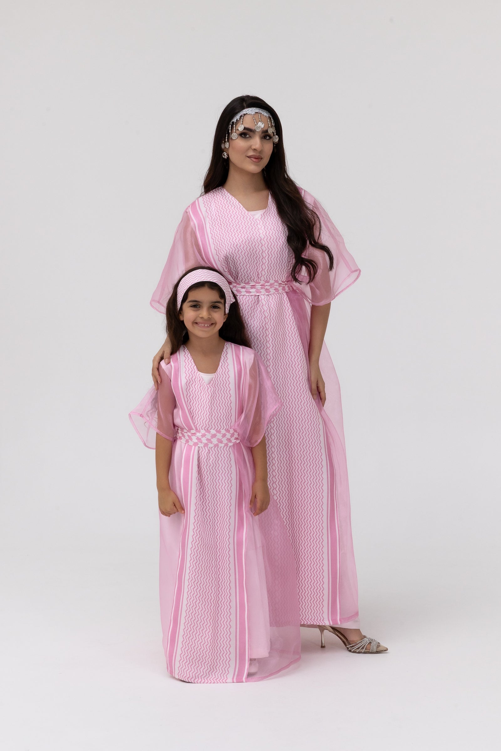 Kids Kaftan with Keffiyeh Print