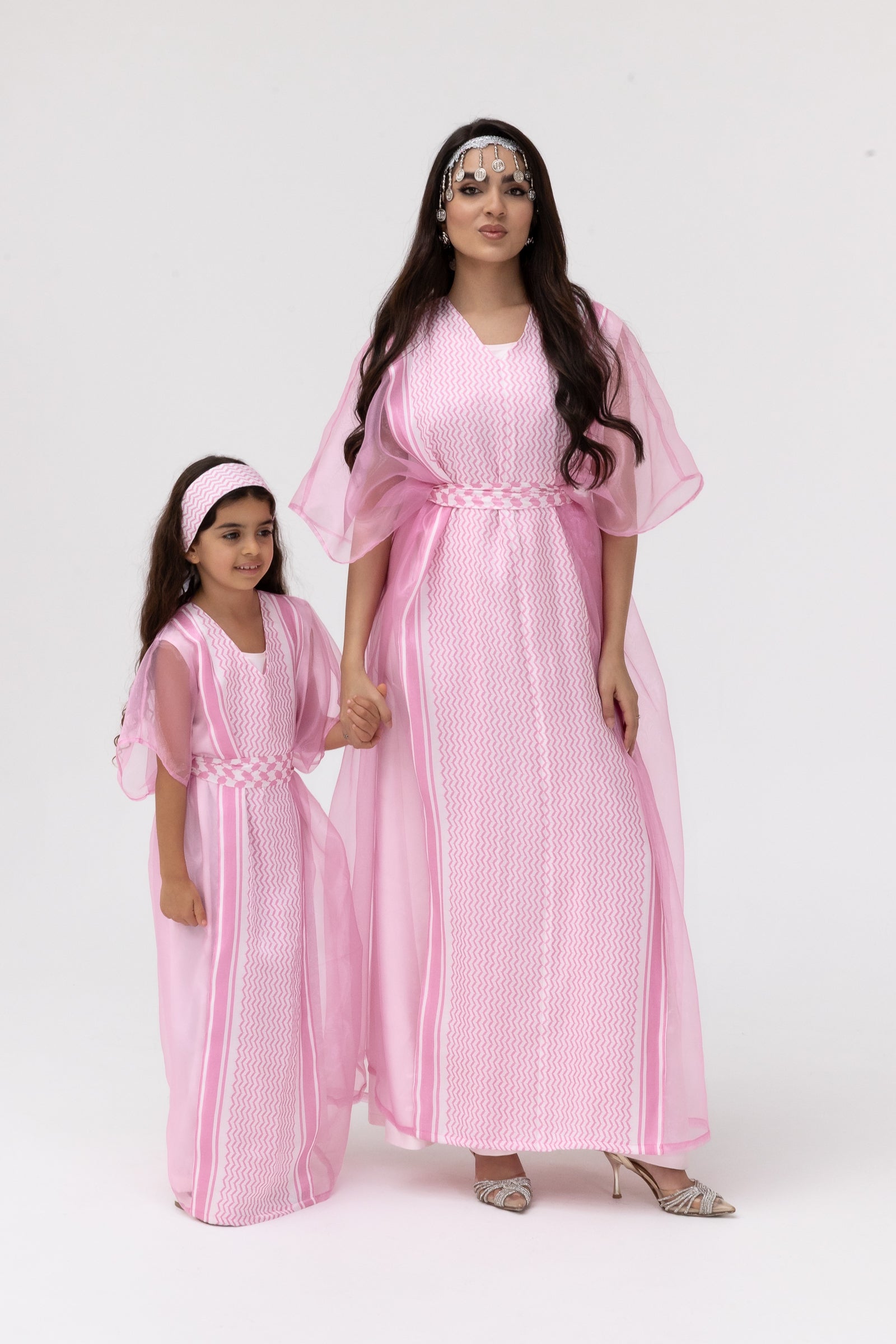 Kids Kaftan with Keffiyeh Print