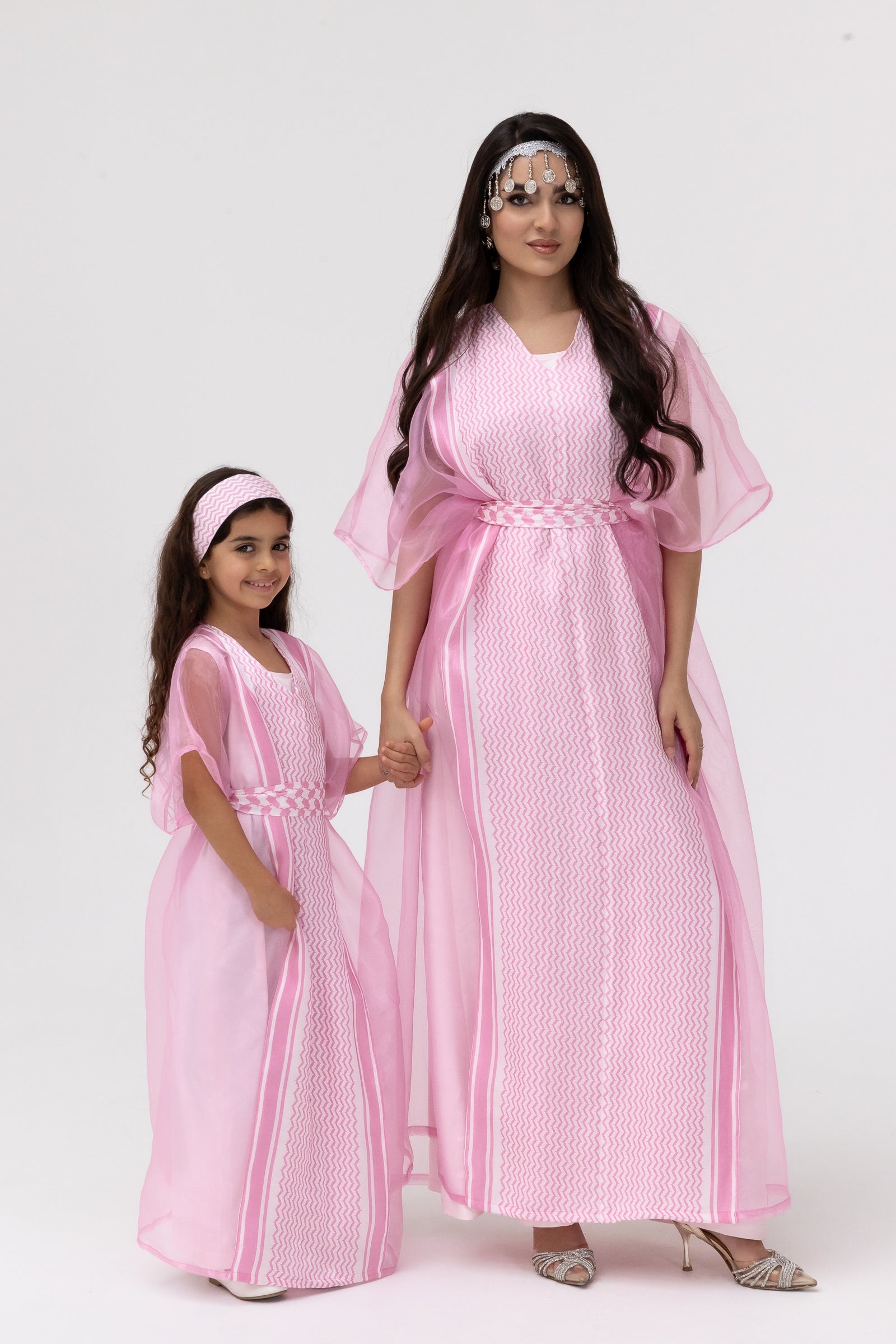 Kids Kaftan with Keffiyeh Print