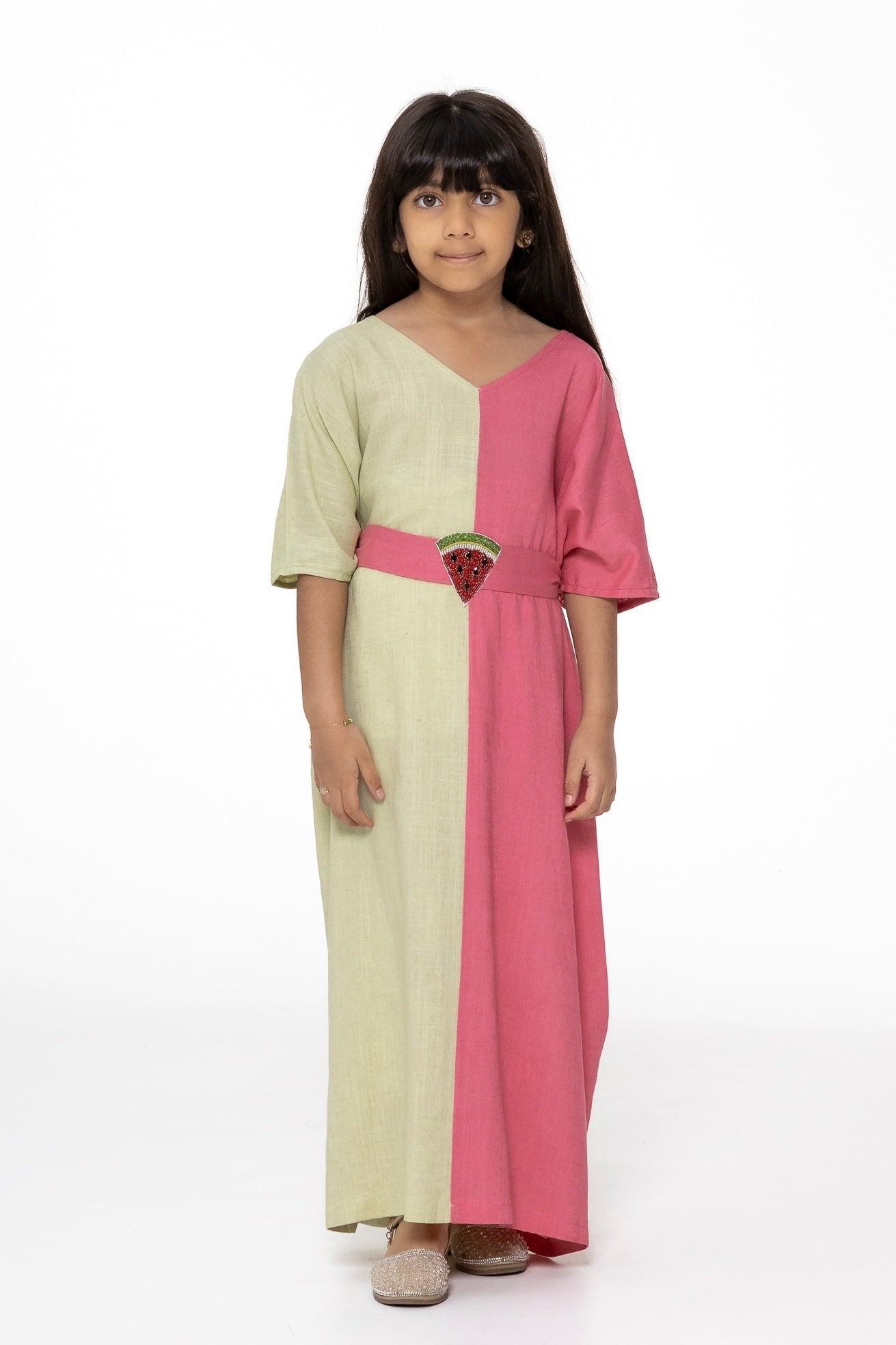 Kids Dual-Tone Watermelon Kaftan