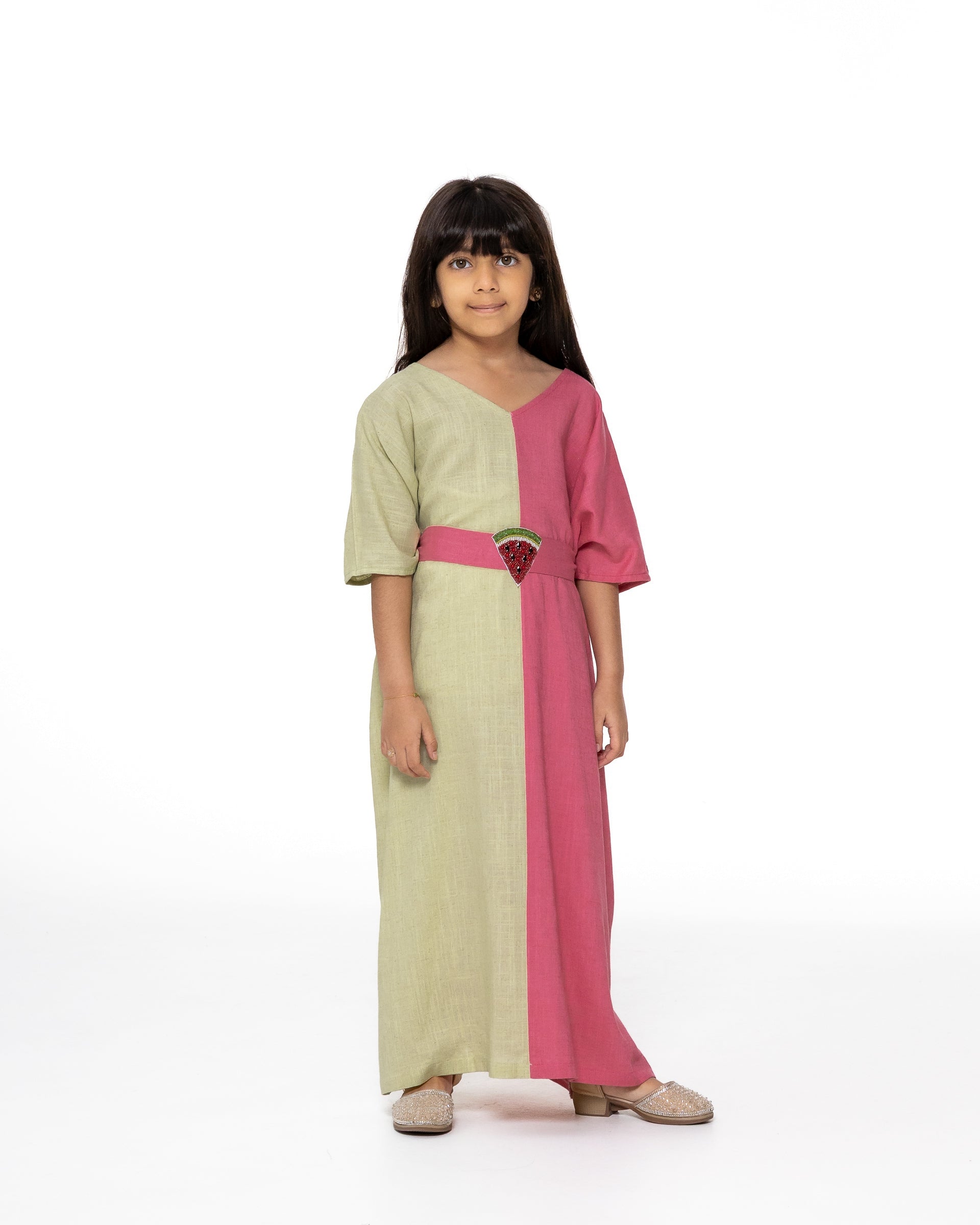 Kids Dual-Tone Watermelon Kaftan