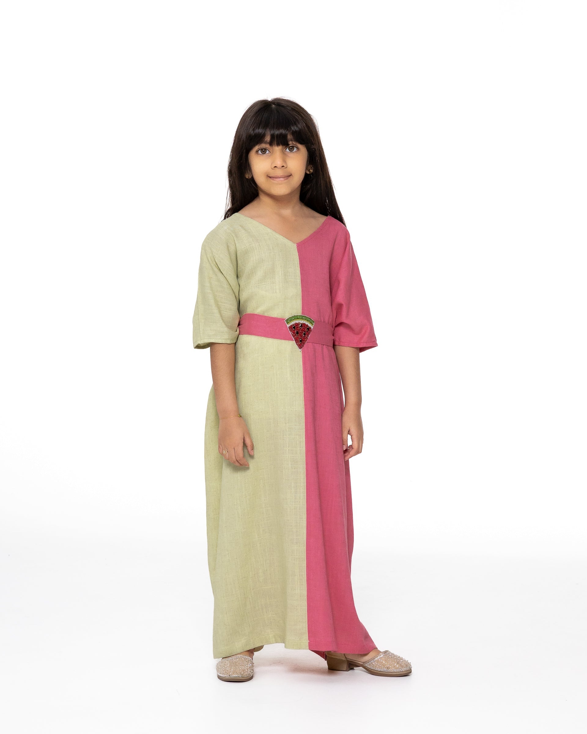 Kids Dual-Tone Watermelon Kaftan