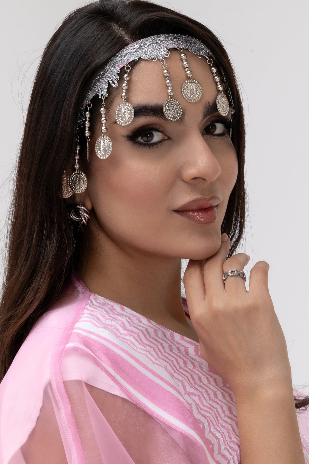Silver Coins Headpiece